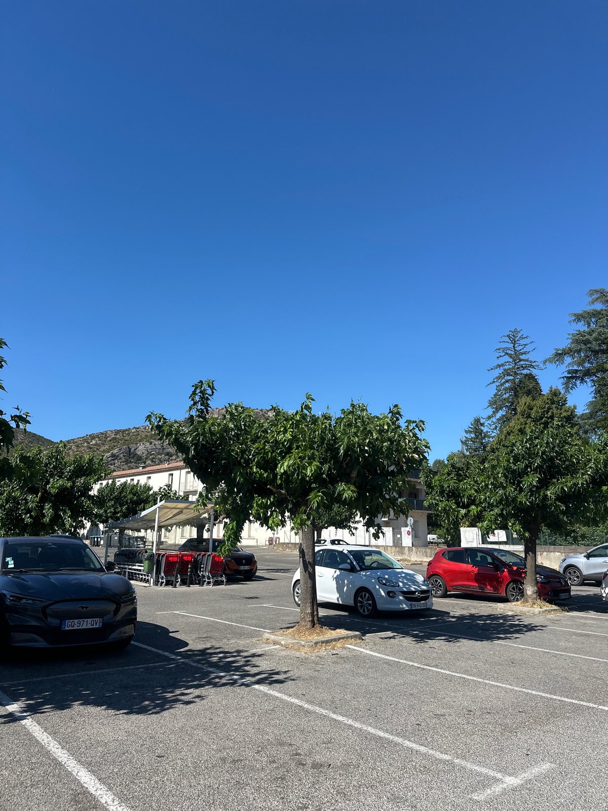 Lunch stop at a restaurant in Anduze, southern France