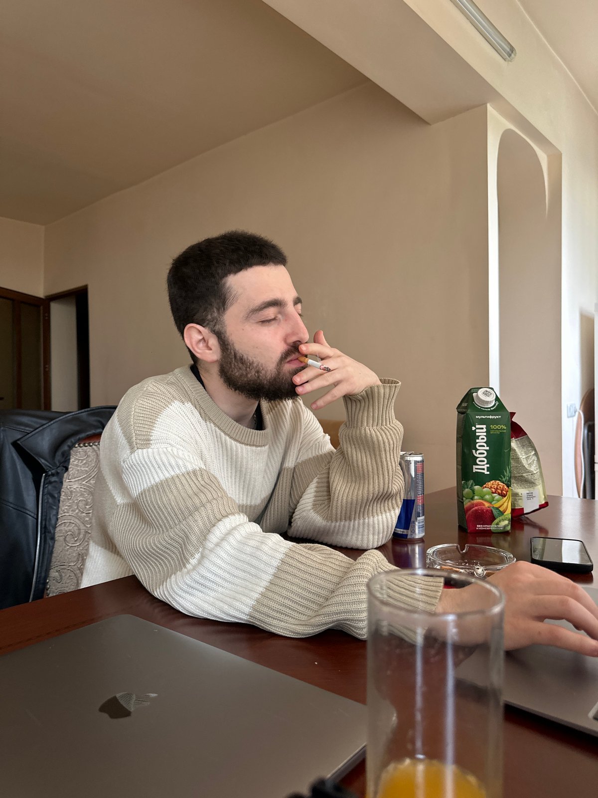 Indoor moments captured in Yerevan home setting