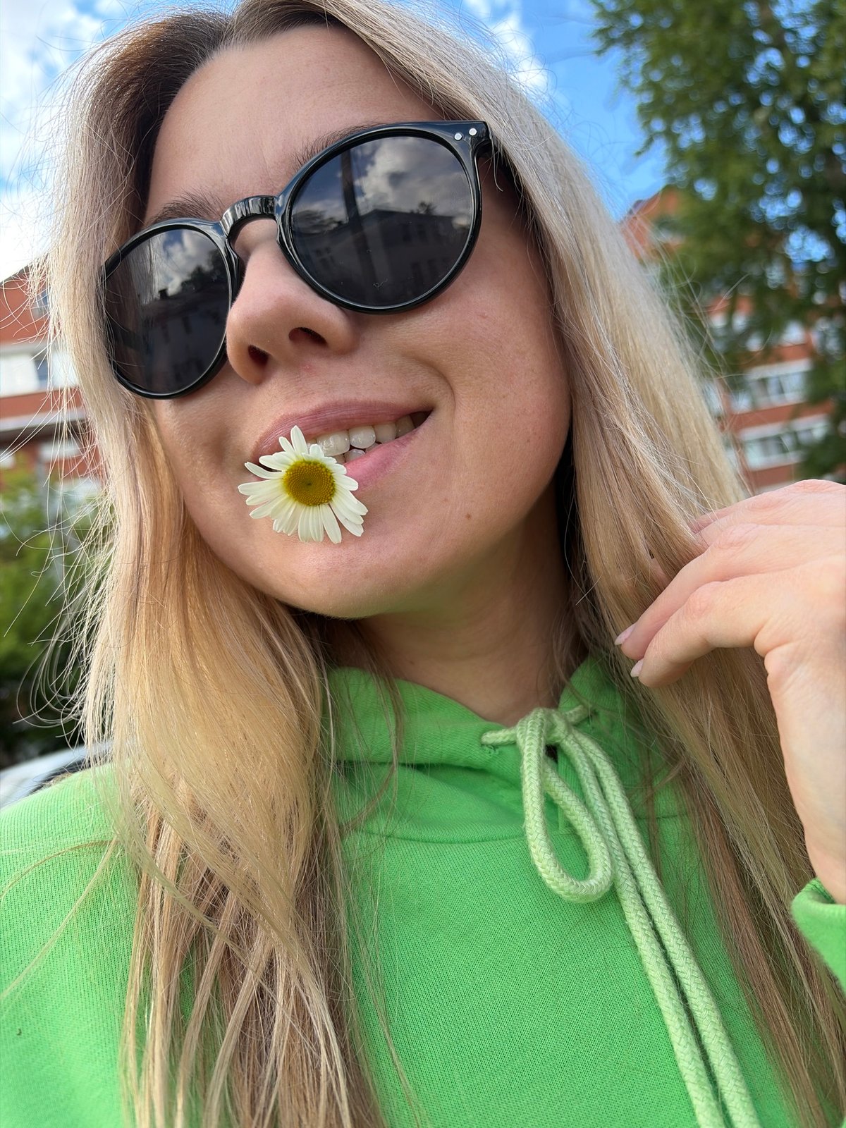 Family outing documented in Chaikovsky, Russia during sunny afternoon