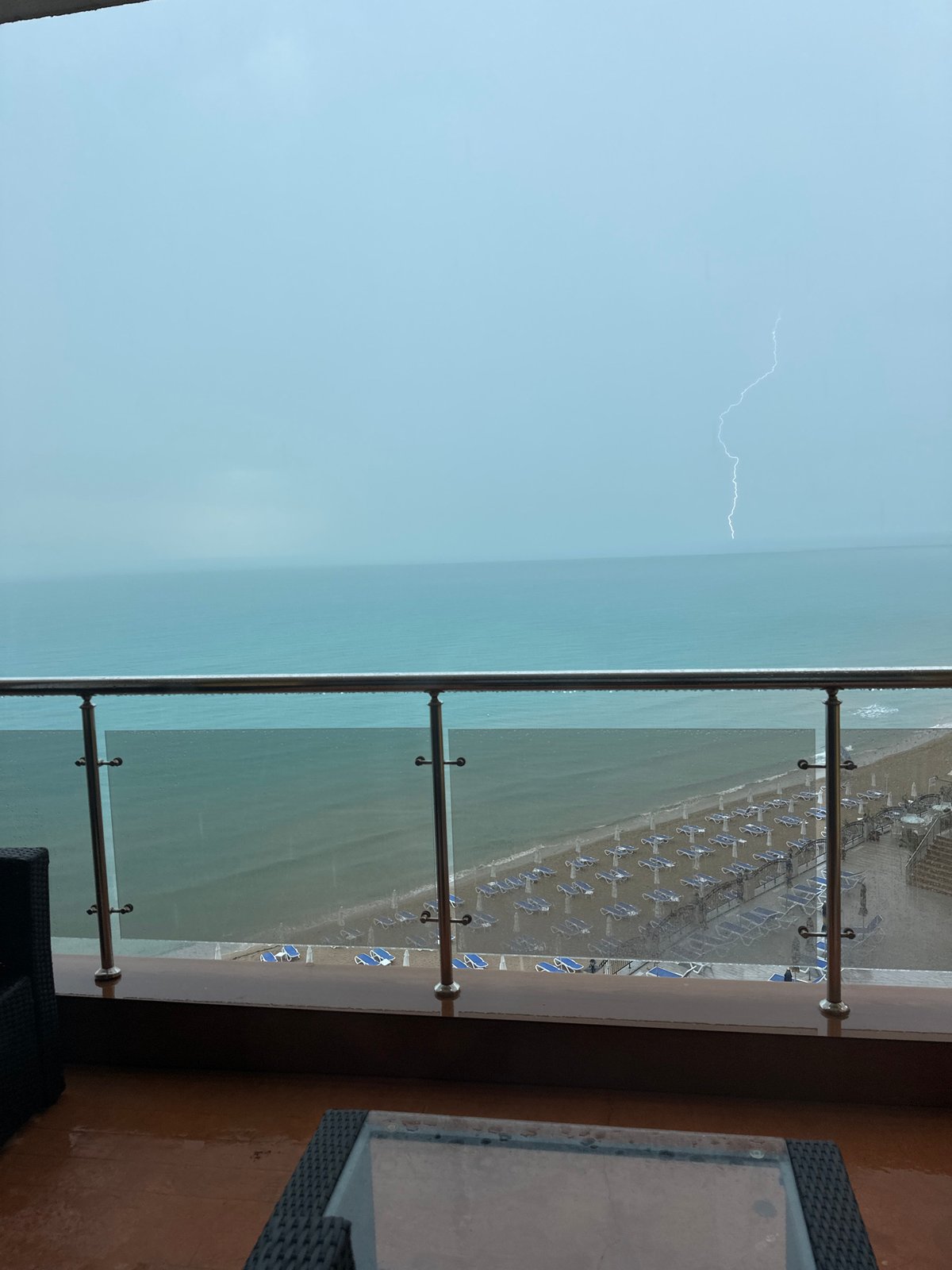 Afternoon beach scenes documented in Nesebar, Bulgaria resort town