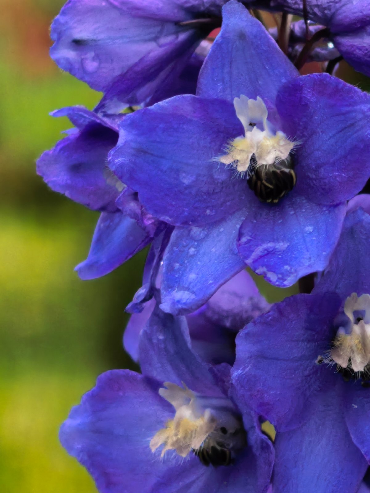 Close-up garden photography across flowers, berries, and foliage