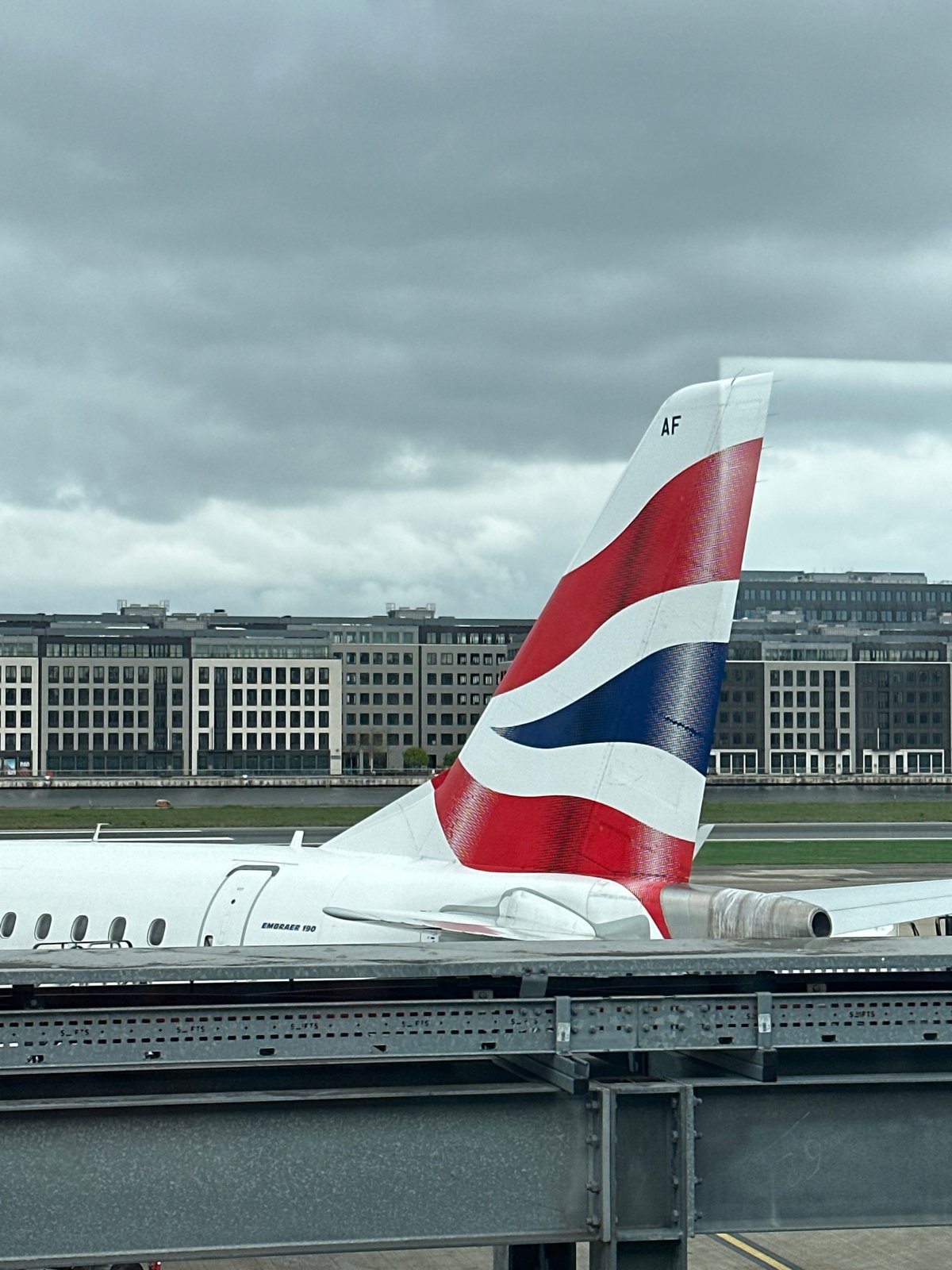 Morning travel activities at London City Airport