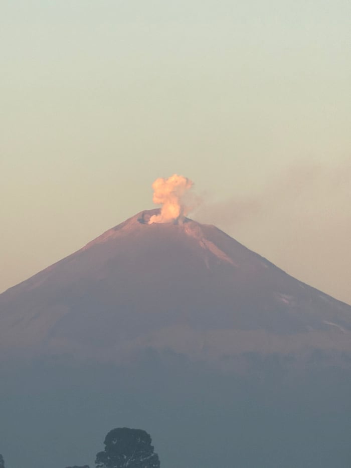 Popocatépetl volcano erupts, ash plume visible from Mexico town