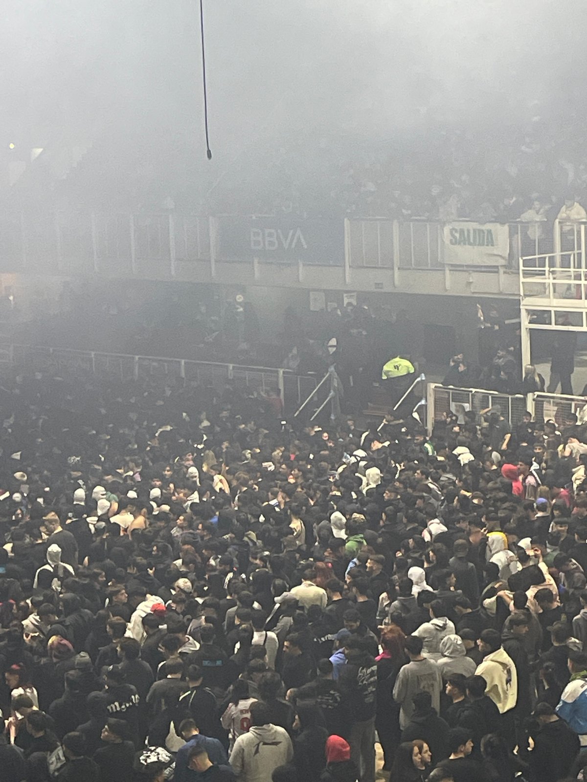 Packed crowd fills BBVA stadium in Buenos Aires