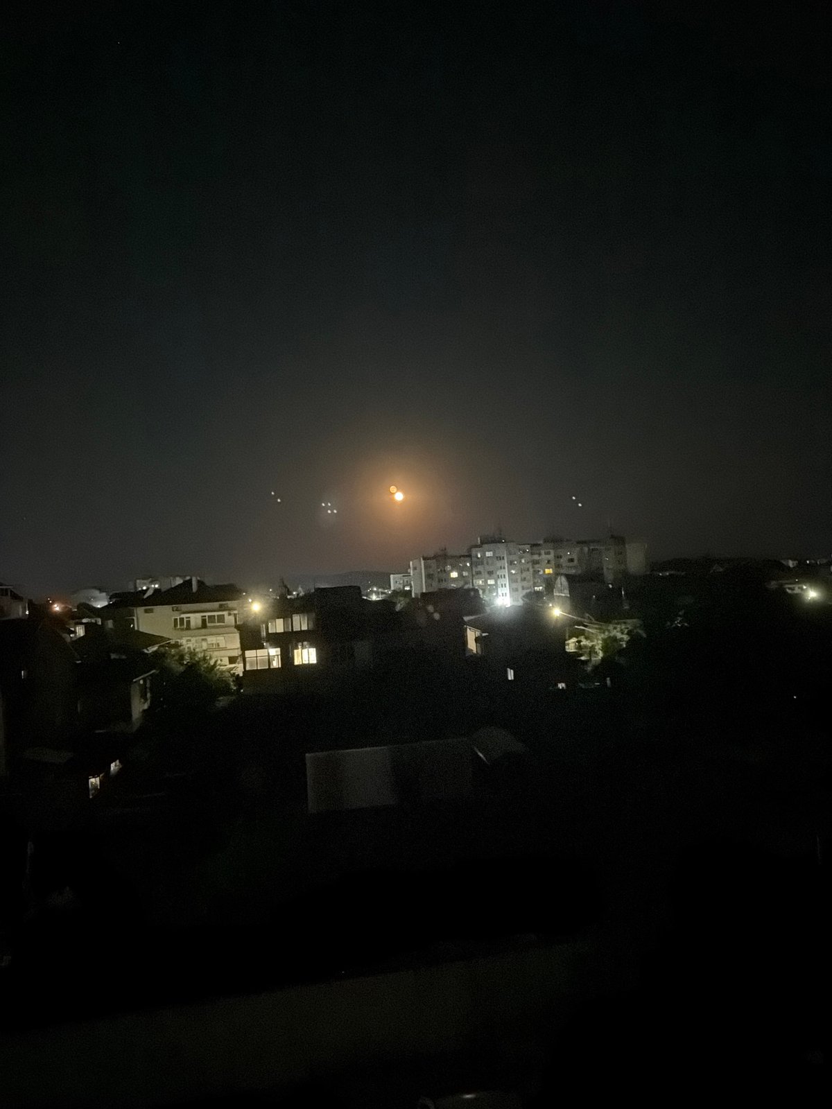 Summer evening in Burgas: city lights and fresh cherries