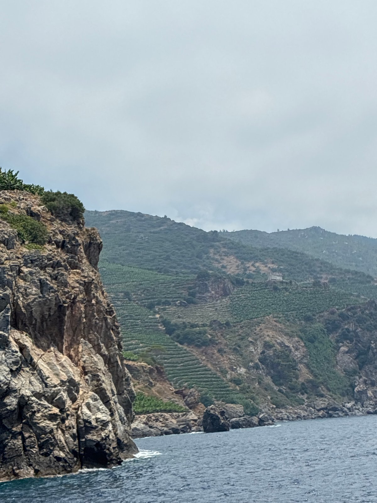 Sea caves and clifftops along Gazipaşa's Mediterranean coastline