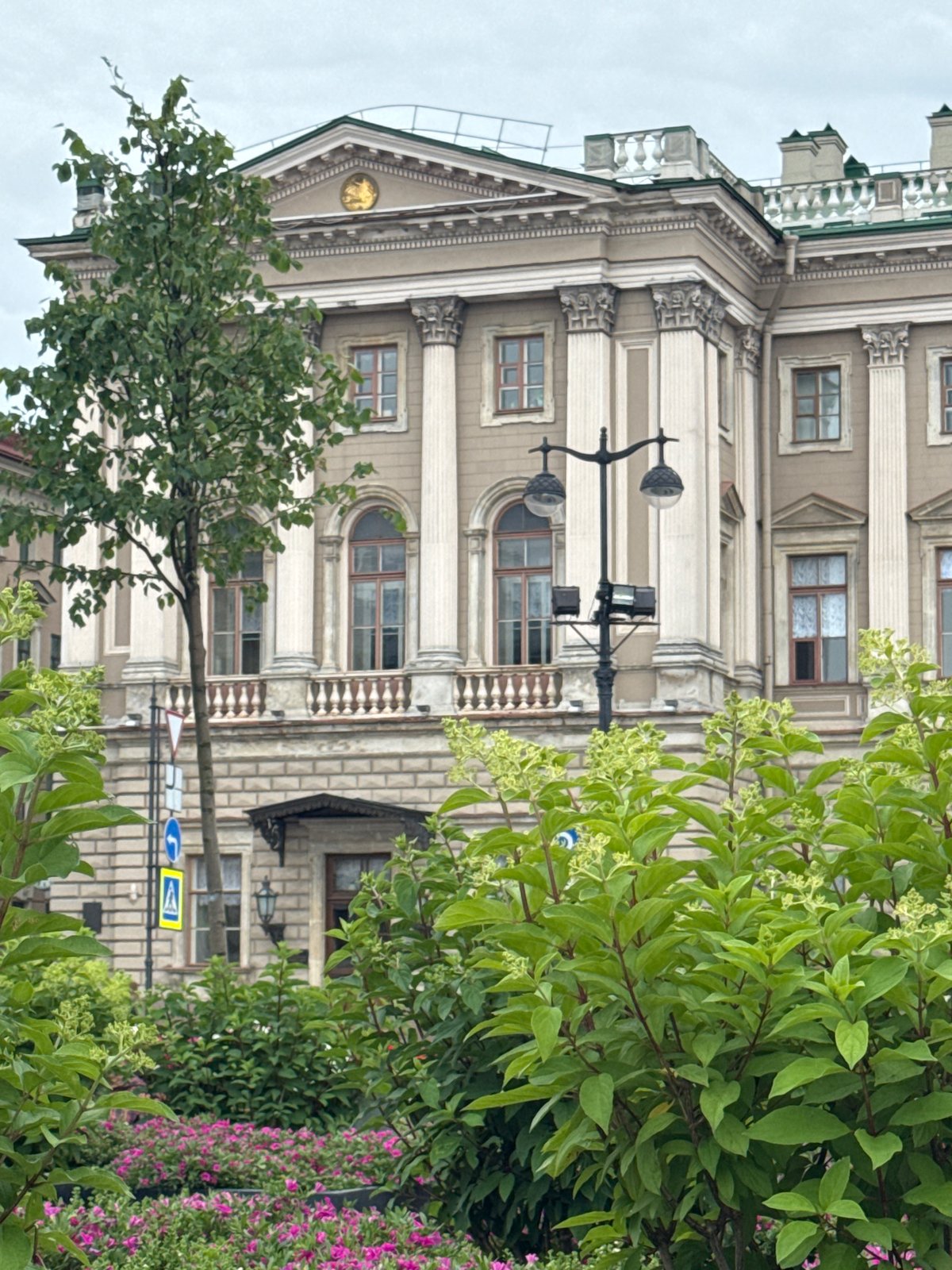 Afternoon scenes around Saint Petersburg's historic city center