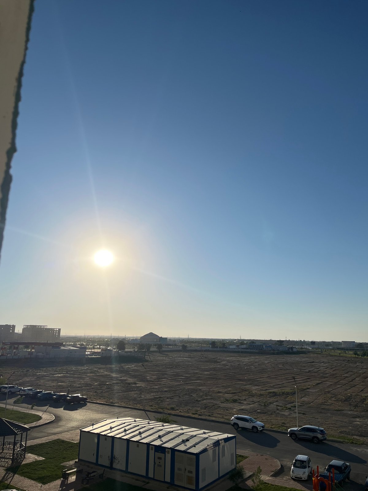 Warm morning in Turkistan, Kazakhstan — indoors and out