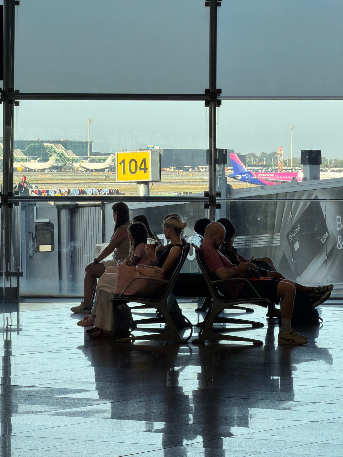 Departure morning at Barcelona–El Prat Airport