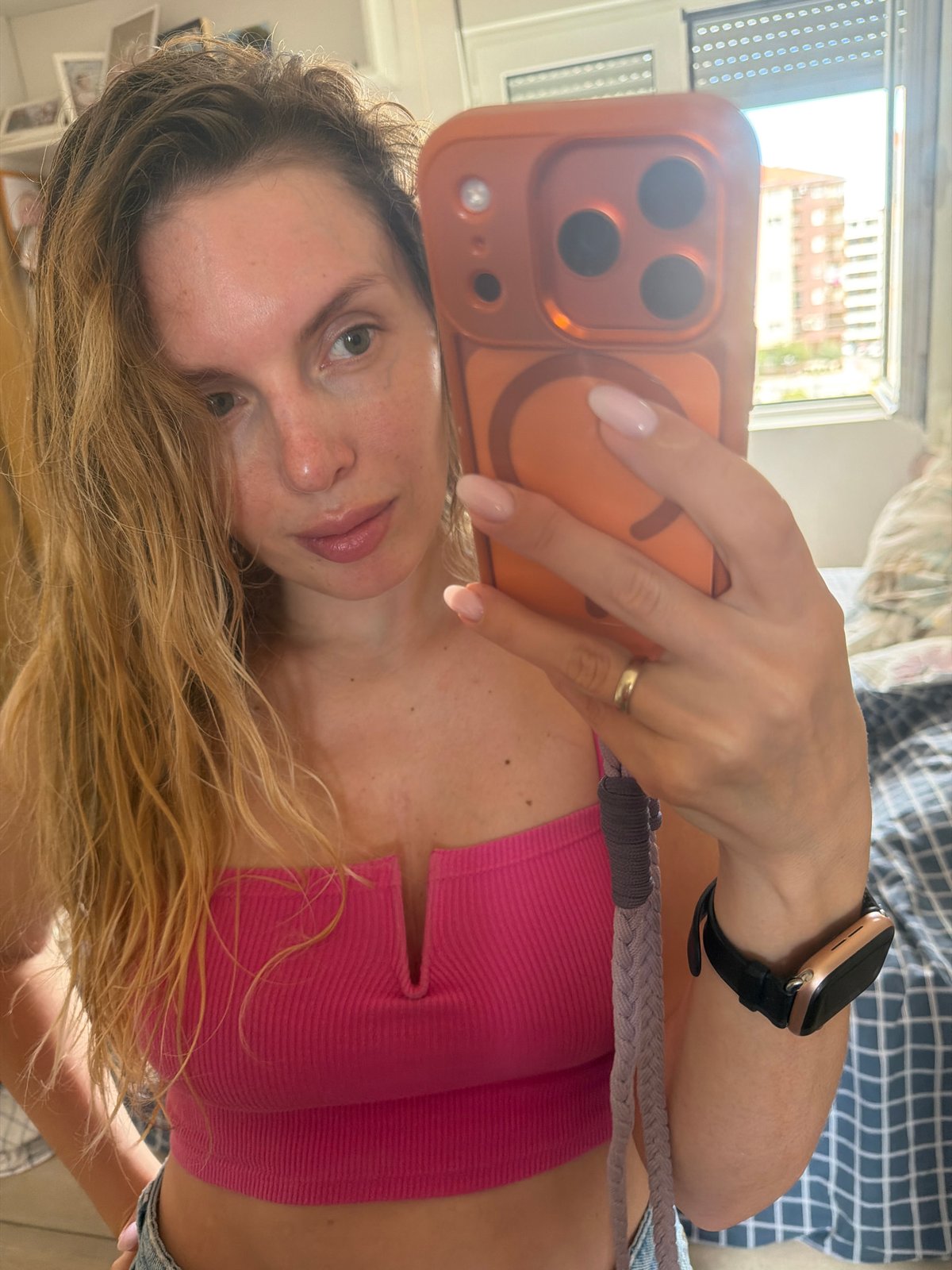 Young woman documents casual day exploring Budva, Montenegro