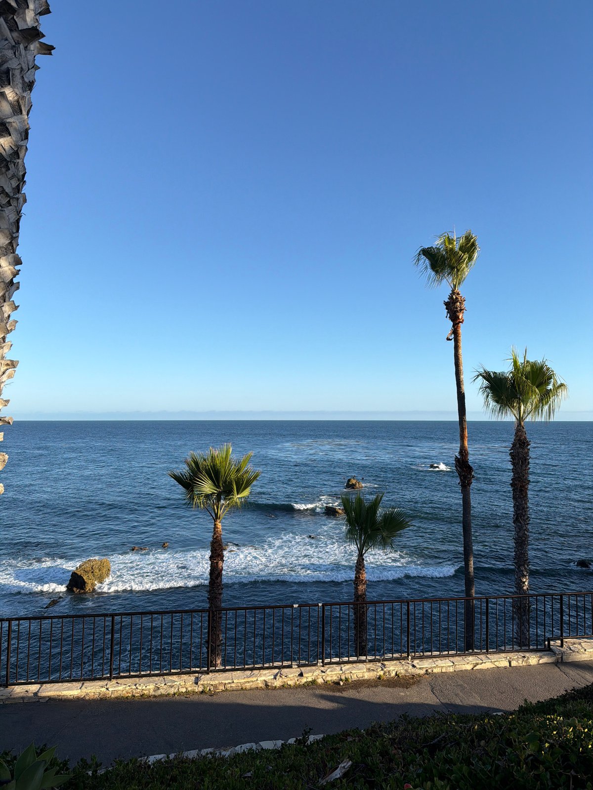 Golden hour at Laguna Beach's Heisler Park and coastline
