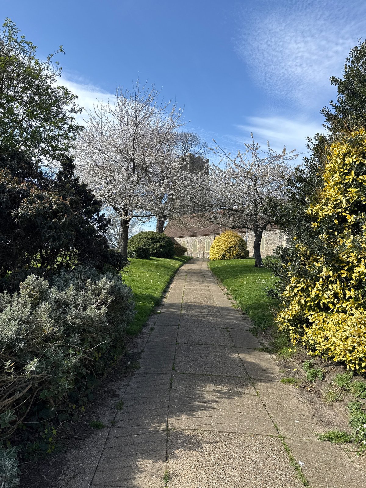 Spring church walk documented in Gorleston-on-Sea