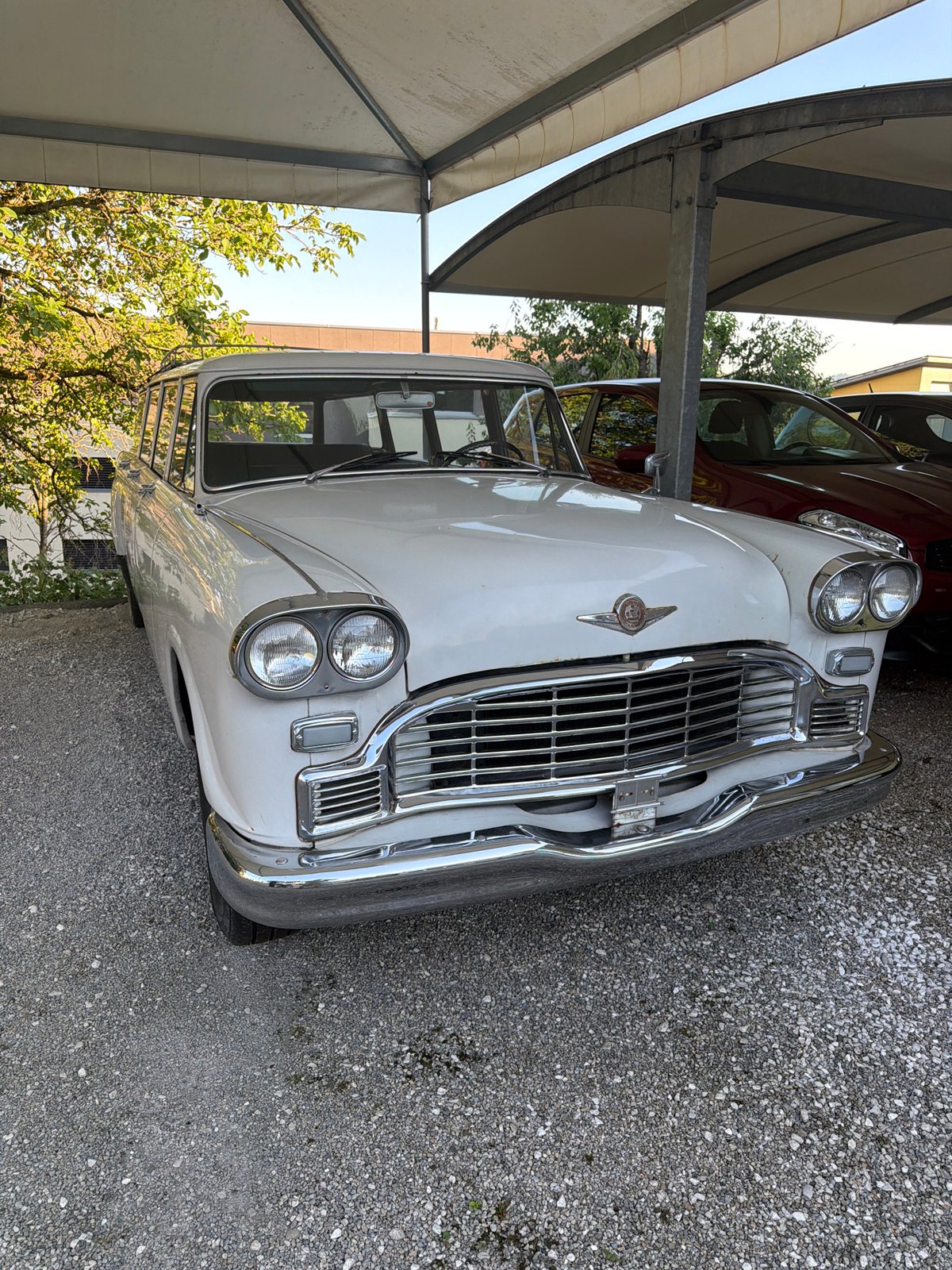 Vintage Wolseley classics parked up in Ufhusen, Switzerland