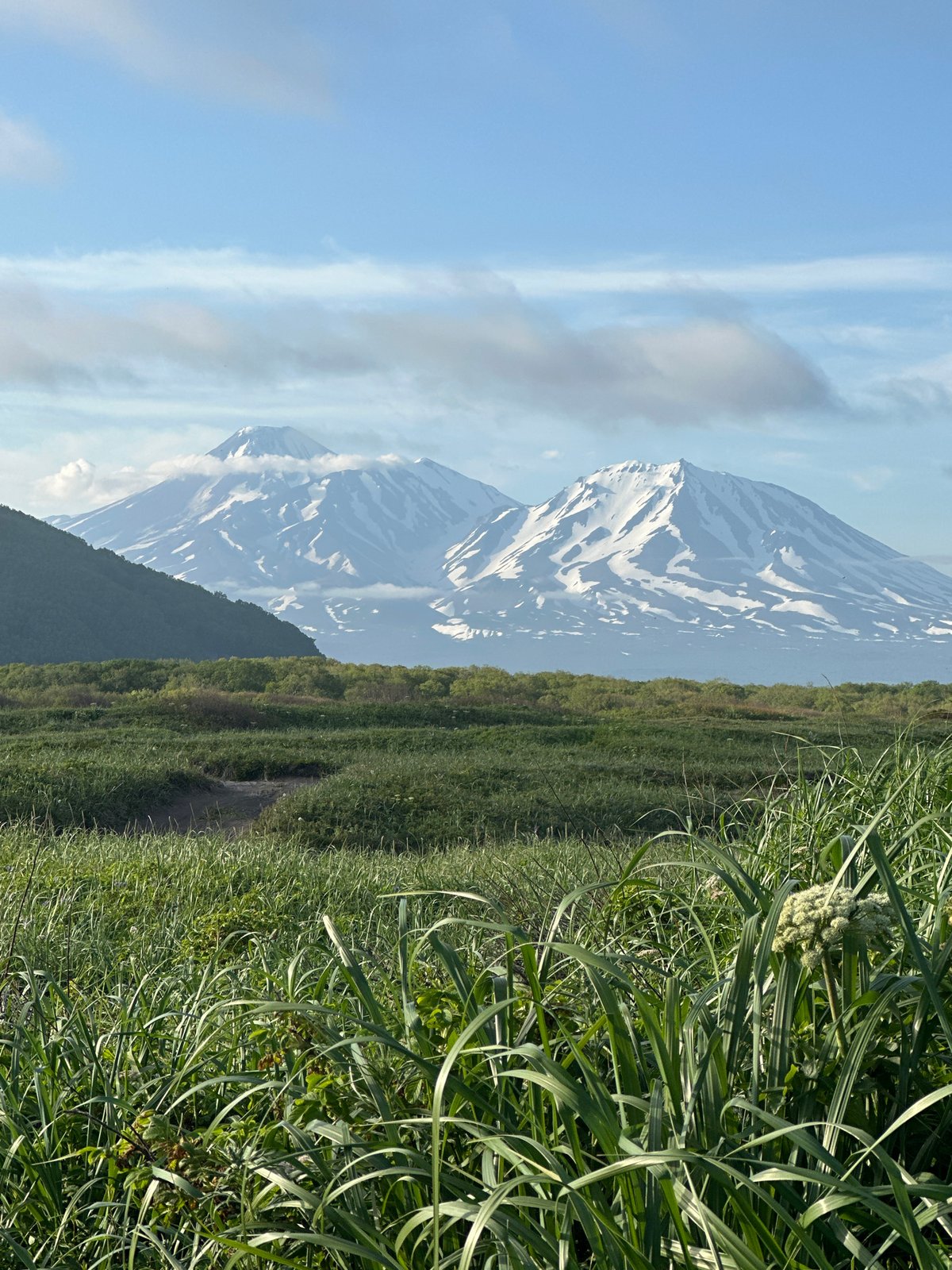 Black sand beach day on Kamchatka's Pacific coast