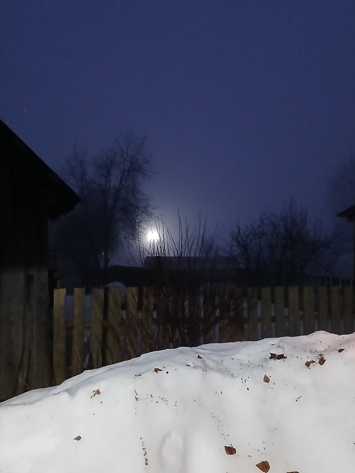 Dense fog blankets roads, forests near Большая Уса, Russia