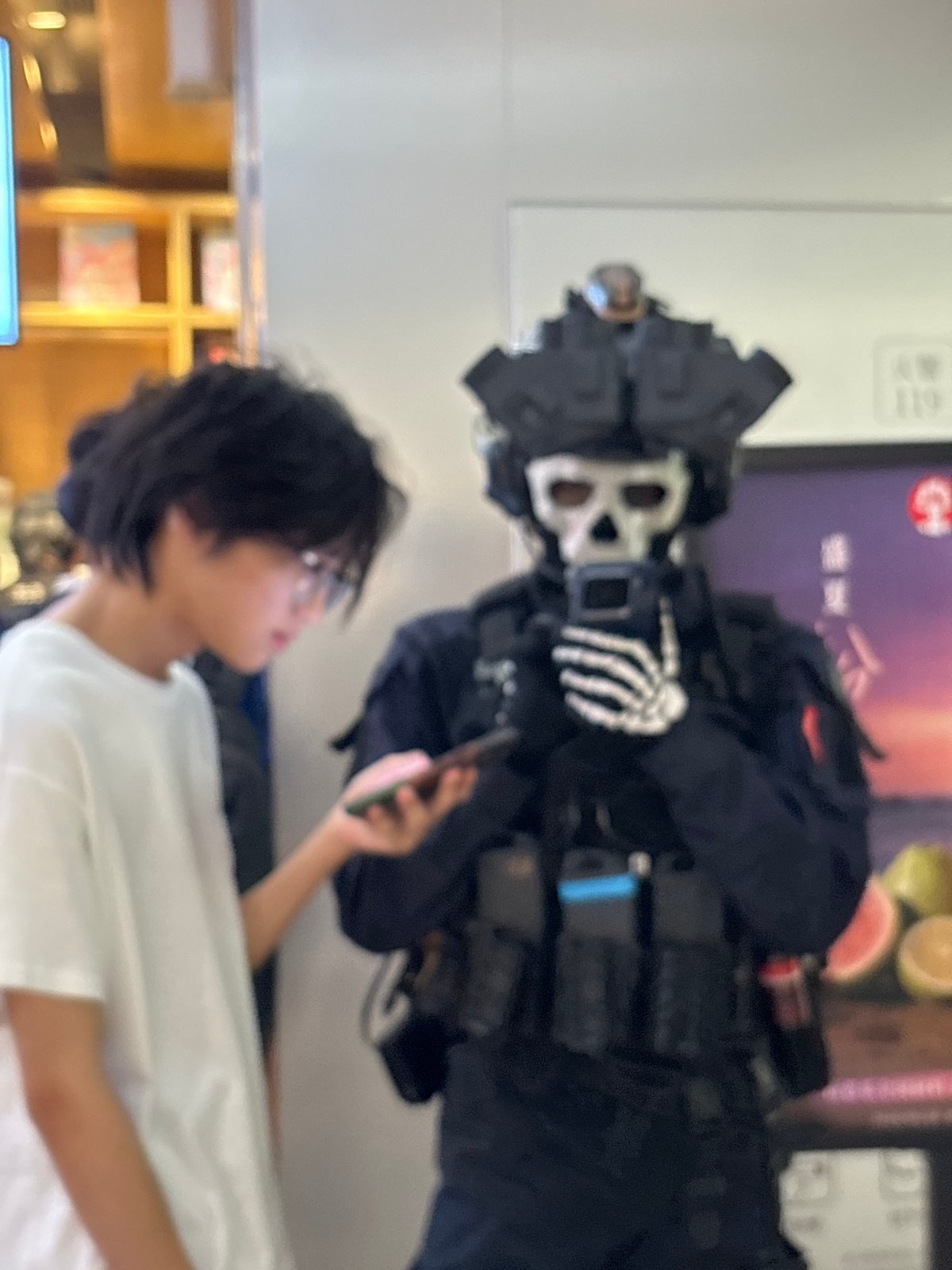 Cosplay event and indoor market day at Liangjiang mall