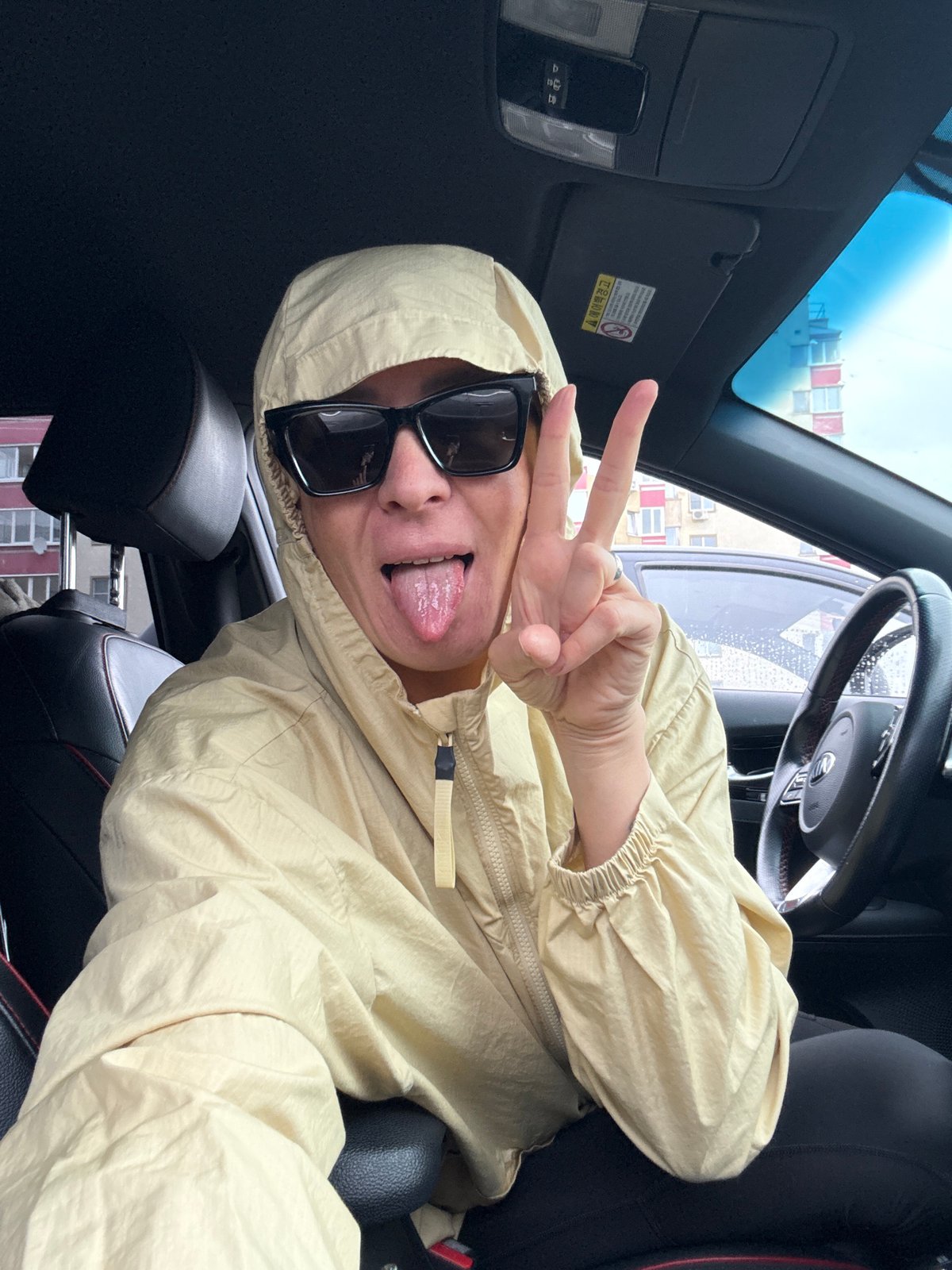 Late-night selfies and tennis gear in Chaikovsky, Russia