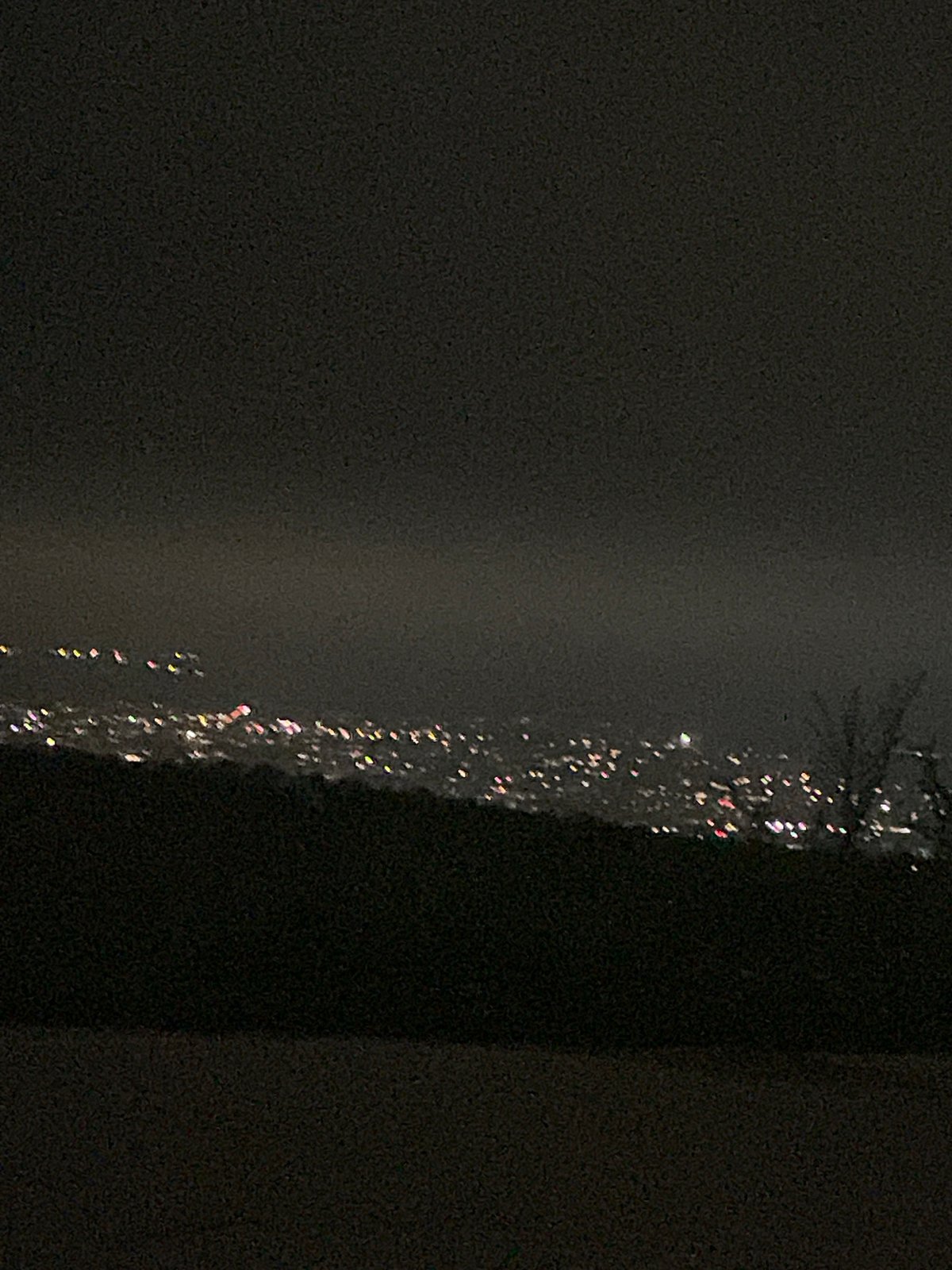 Night documentation around Razgrad includes vehicle, infrastructure, personal moments