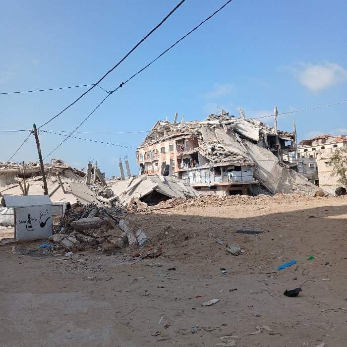 Gaza urban destruction documented in morning visual survey