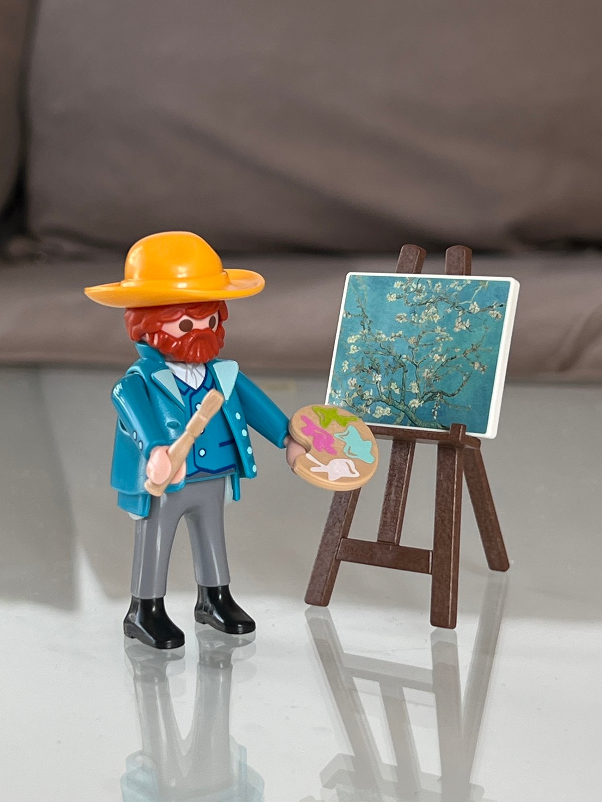 Playmobil Van Gogh collectible figure documented in Bar, Montenegro