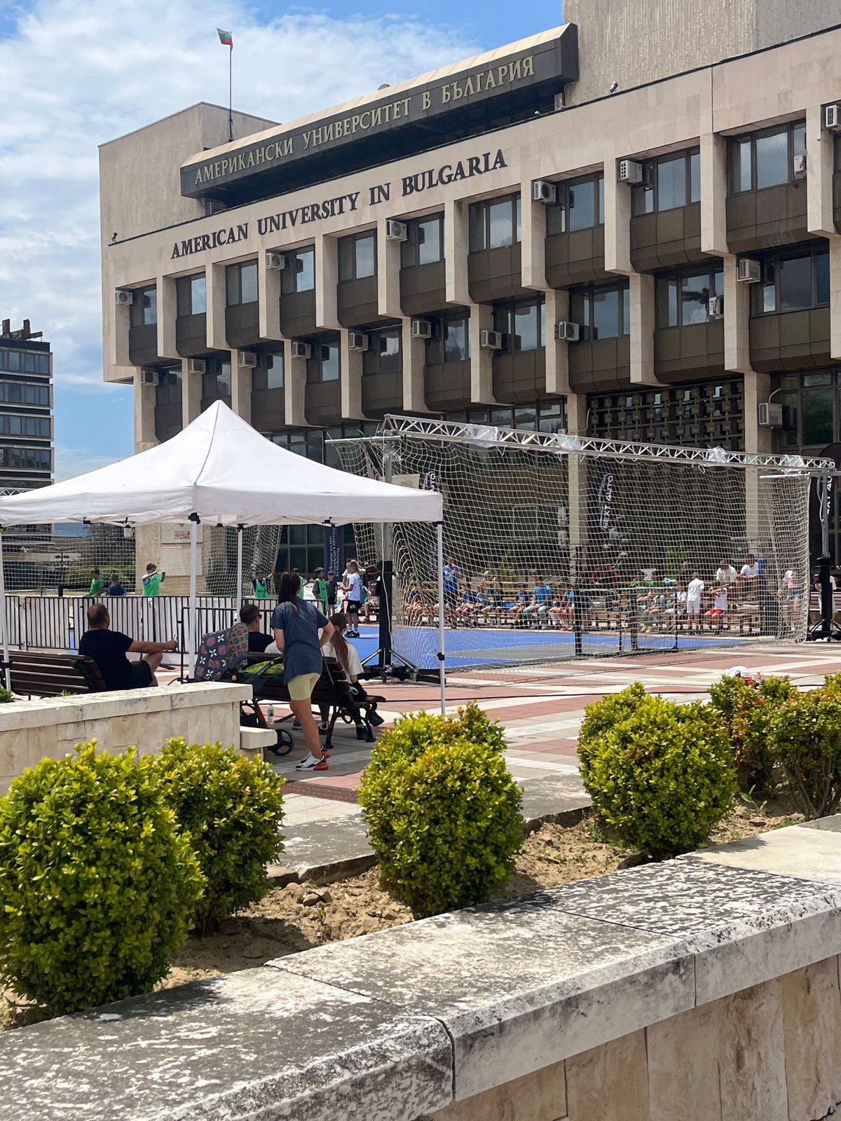 Sports event and fountain scenes captured in Blagoevgrad