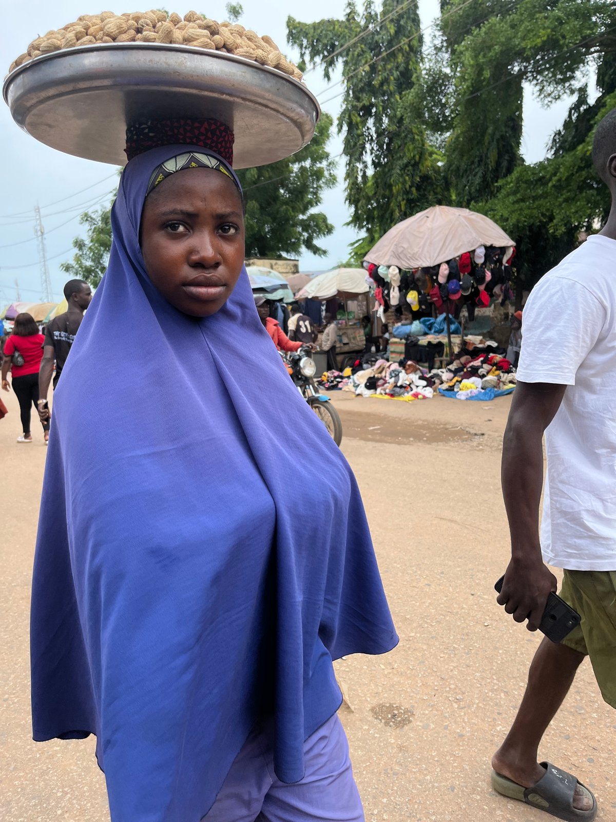 Nyanya street market buzzing with vendors and shoppers