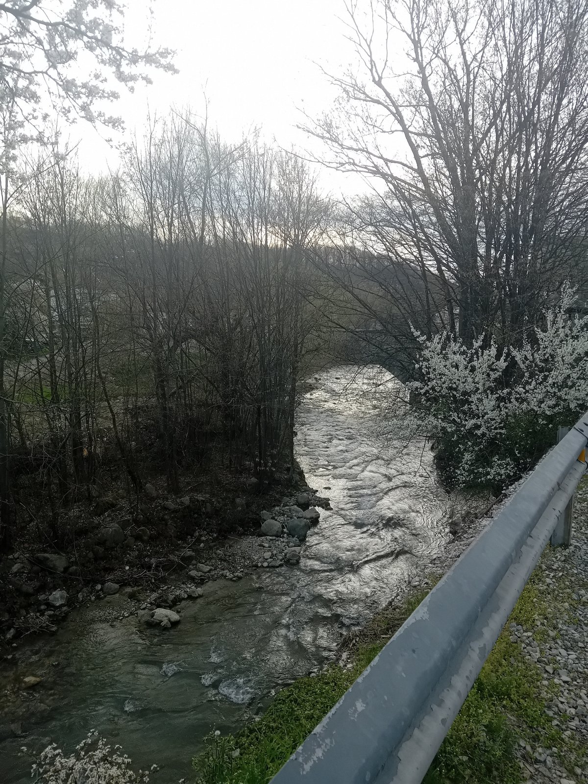 Mountain landscape observed from multiple locations during afternoon