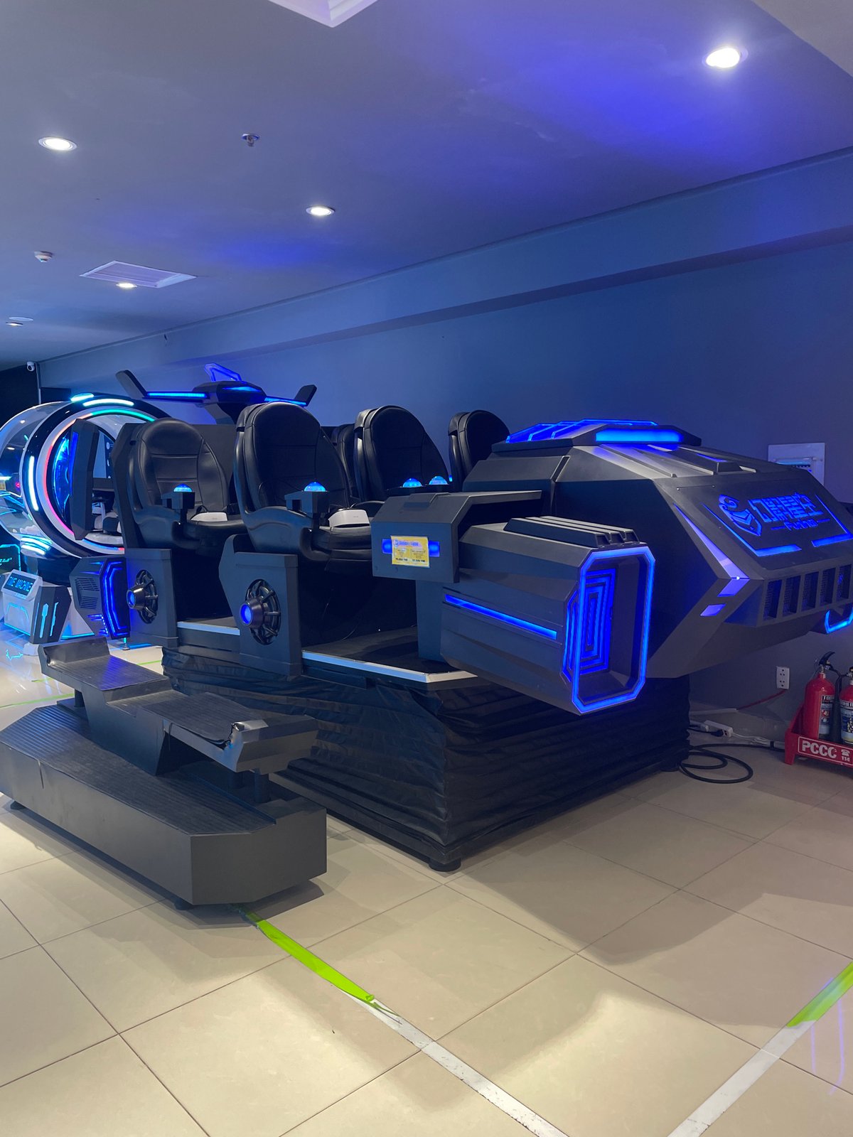 VR gaming arcade documented in Nha Trang entertainment venue