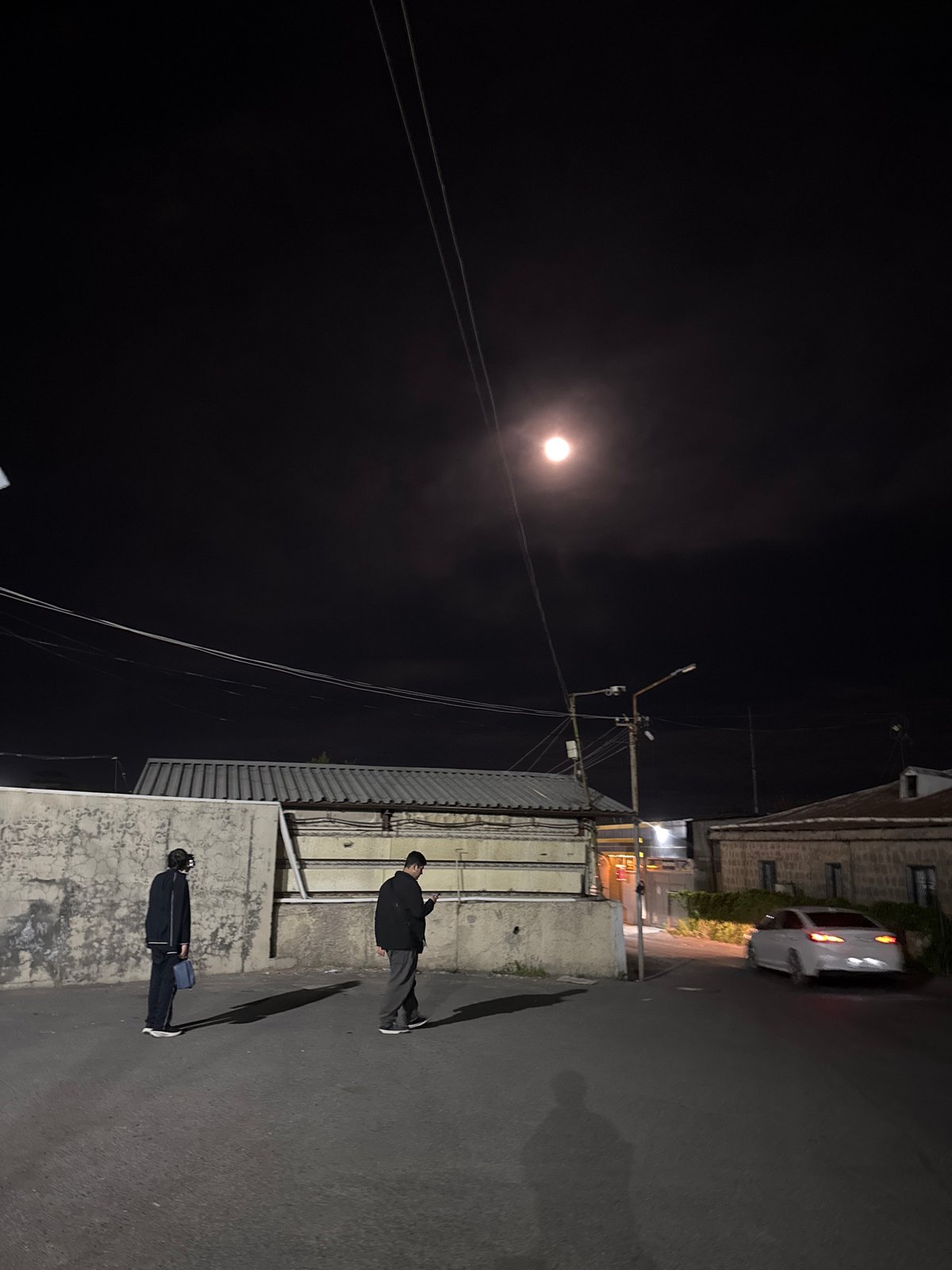 Evening documentation of Yerevan streets and shopping mall