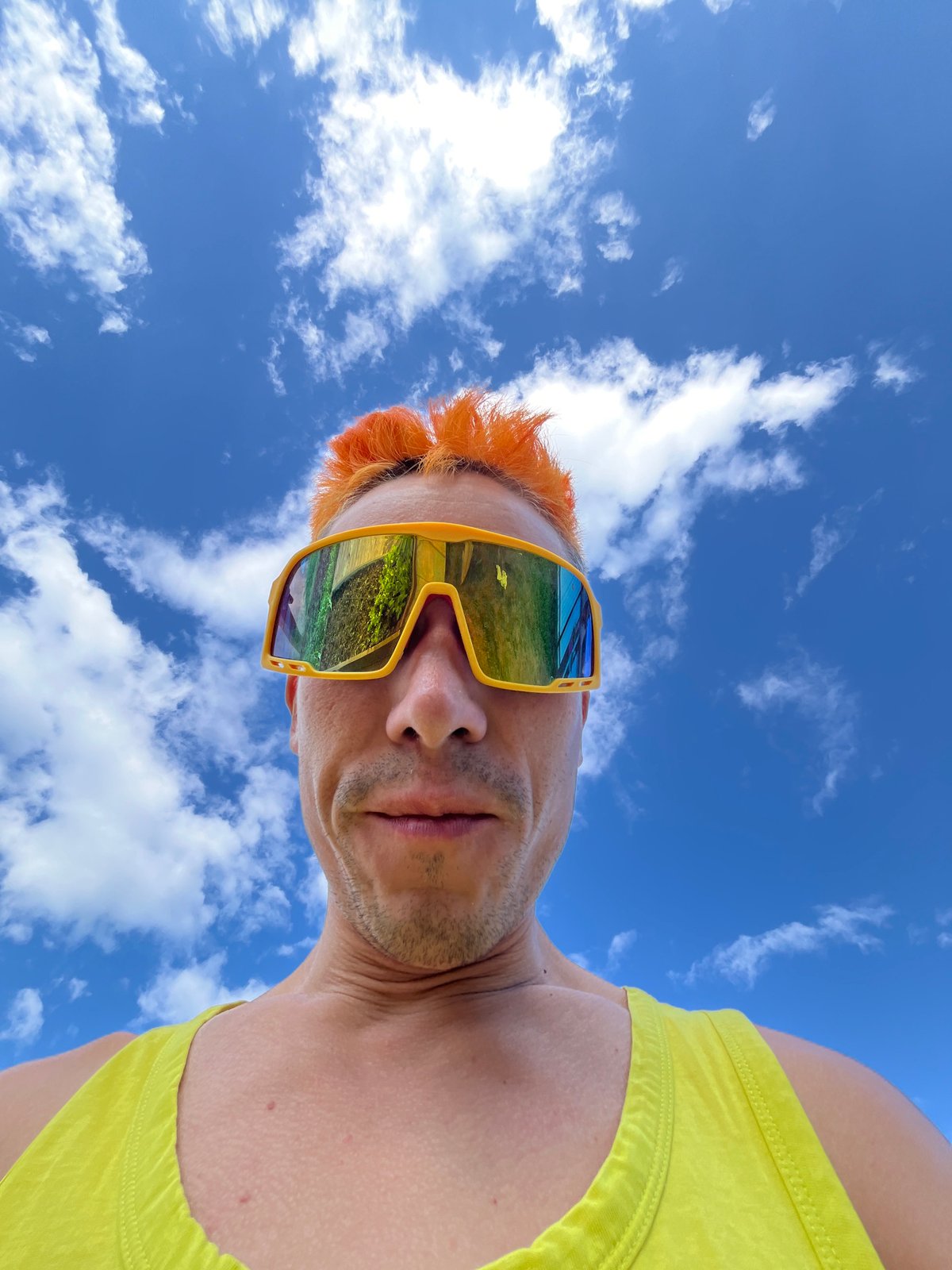 Colorfully dressed individuals spotted around Chaikovsky, Russia