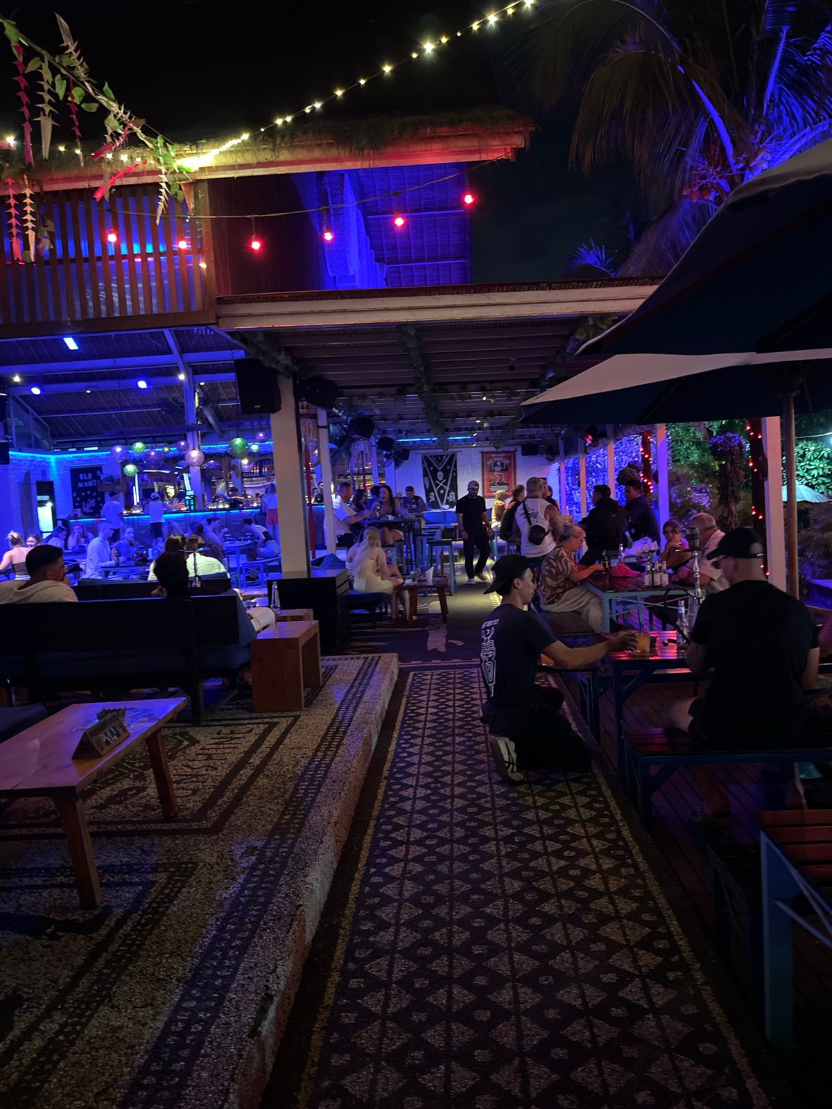 Night out: Young adults socialize at North Kuta bars