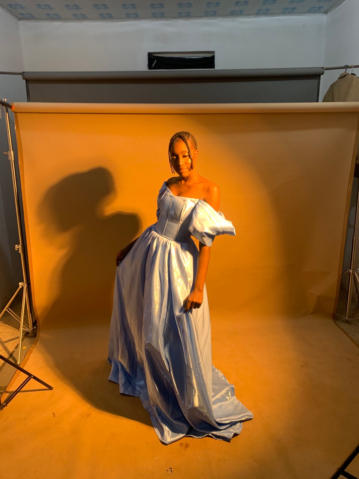 Studio fashion shoot in Gura Top, Nigeria