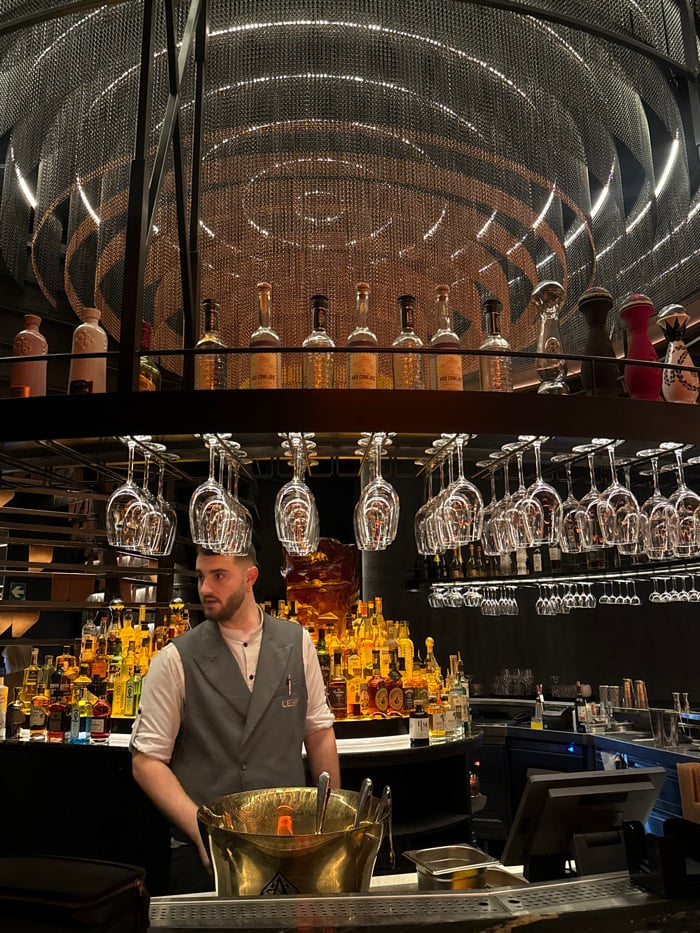 Evening dining and hospitality experiences documented across Barcelona