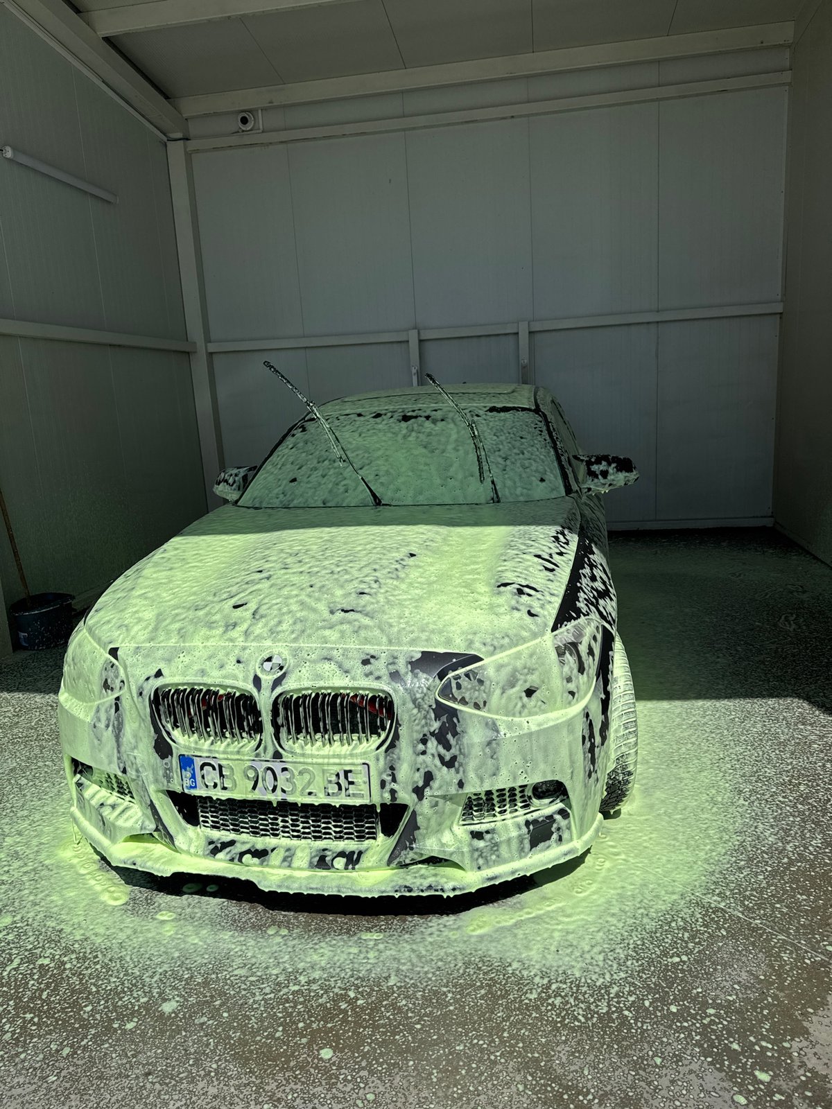 Car wash in progress at Dobroslavtsi facility