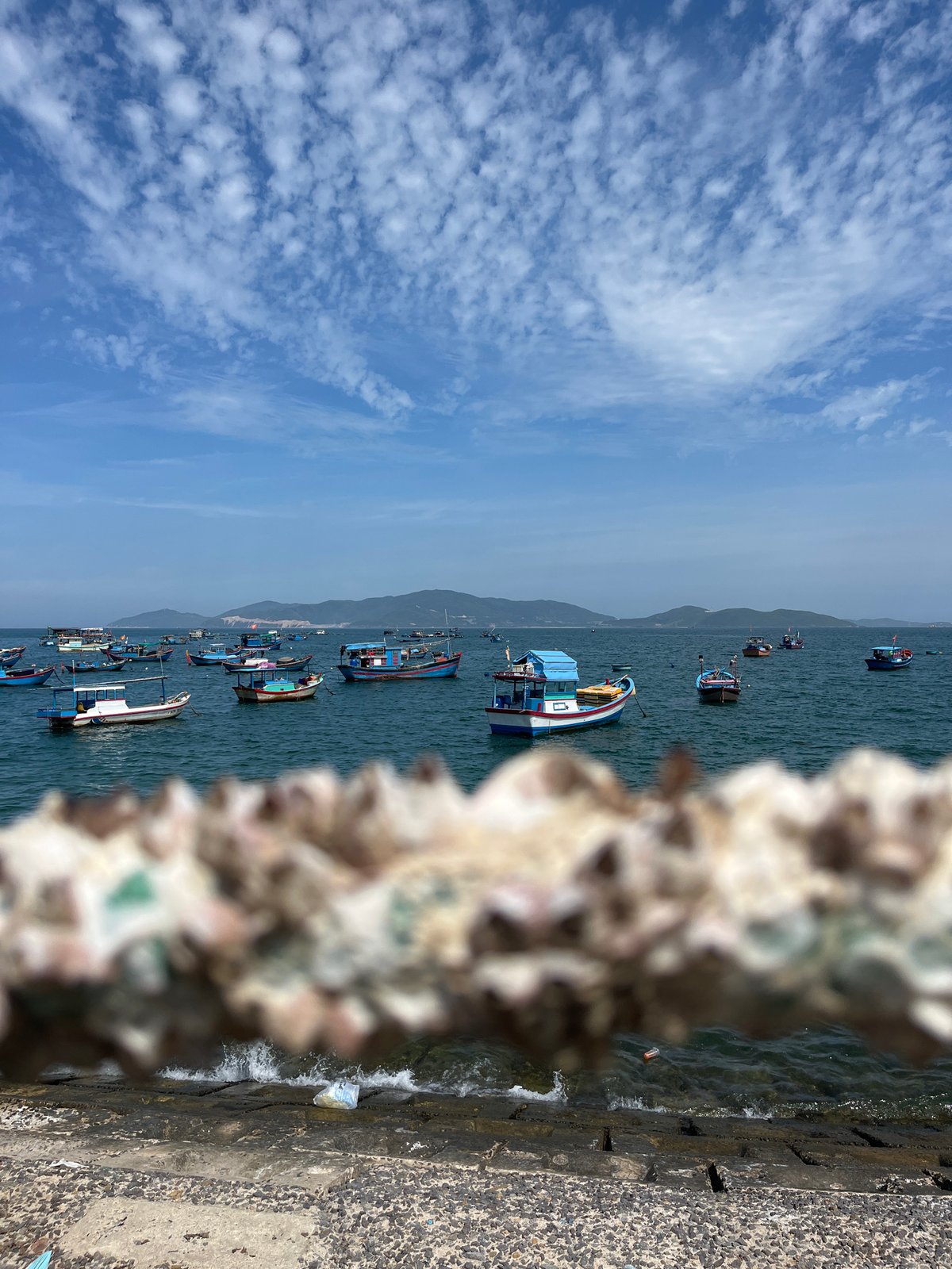 Morning bay views captured from Nha Trang waterfront