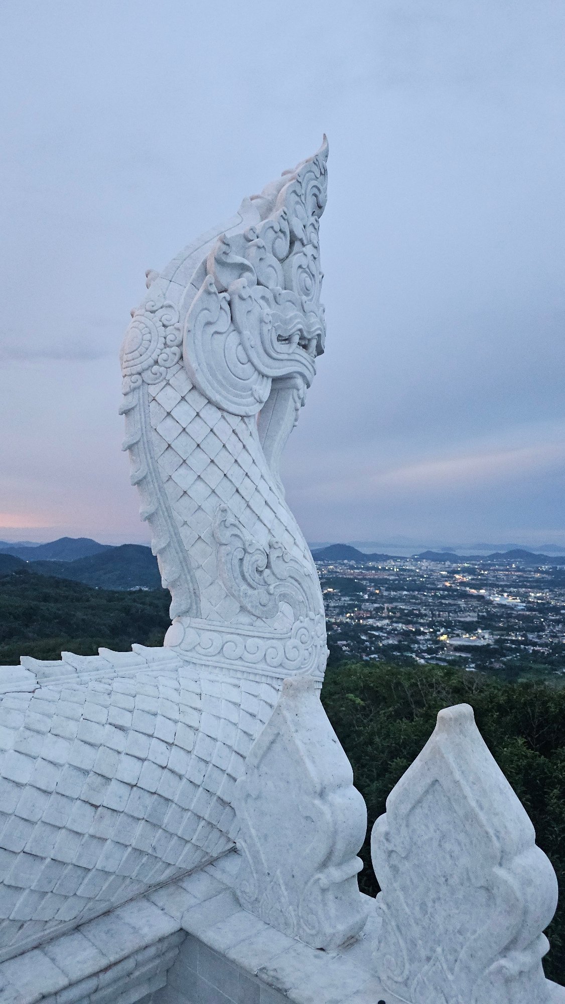 Big Buddha at dusk, Nakkerd Hill, Karon