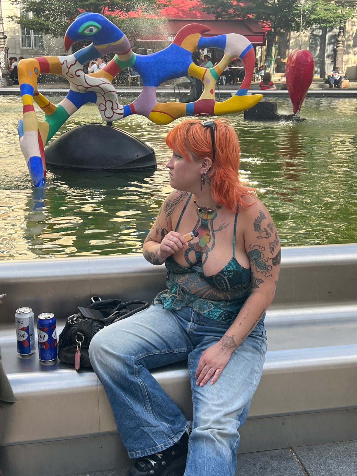 Street life scenes captured across central Paris Friday evening