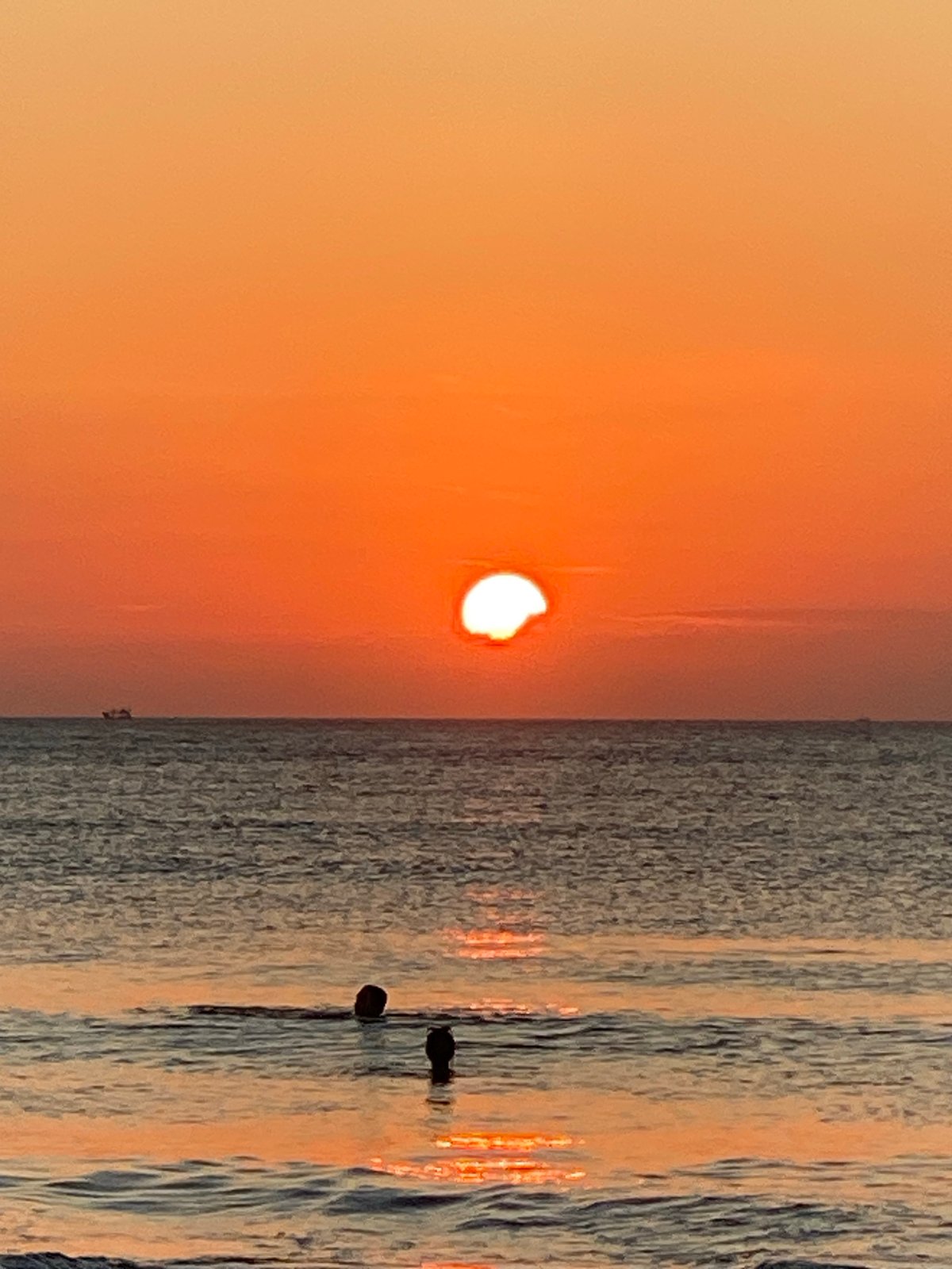 Sunset activities at Kuta Beach, Bali