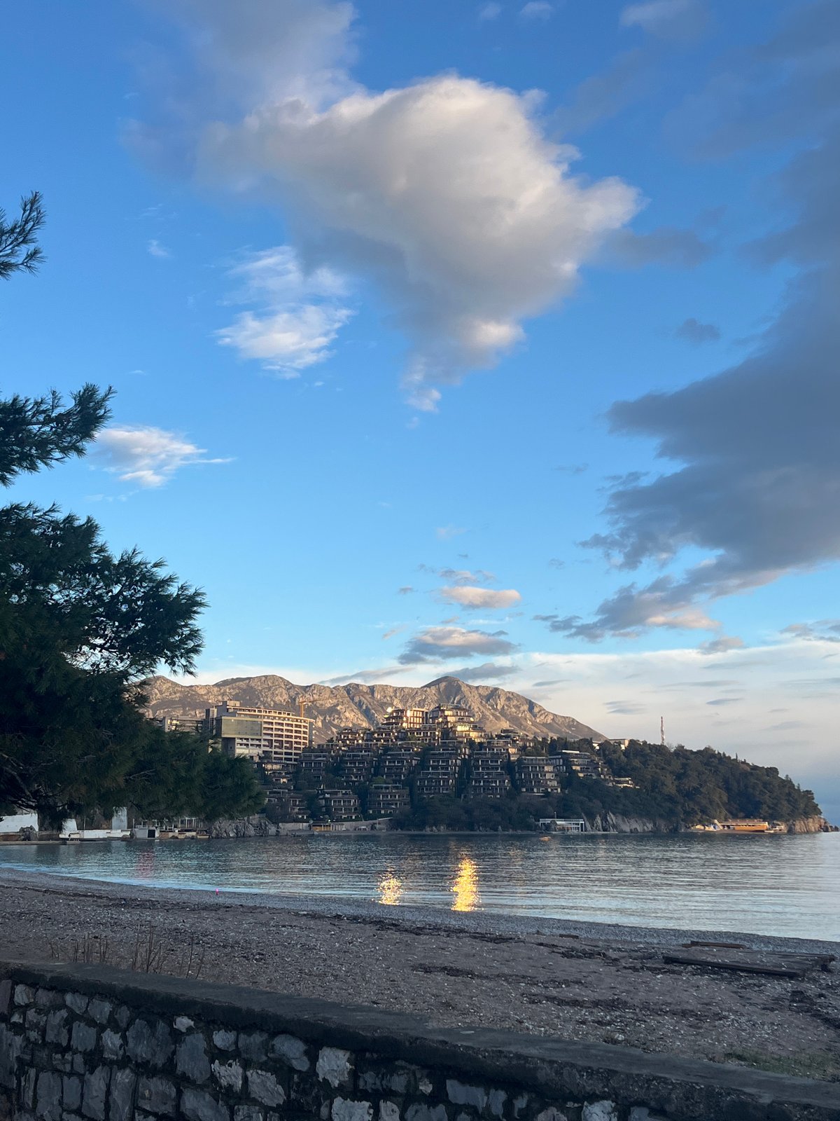 Everyday street scenes documented in coastal Budva, Montenegro