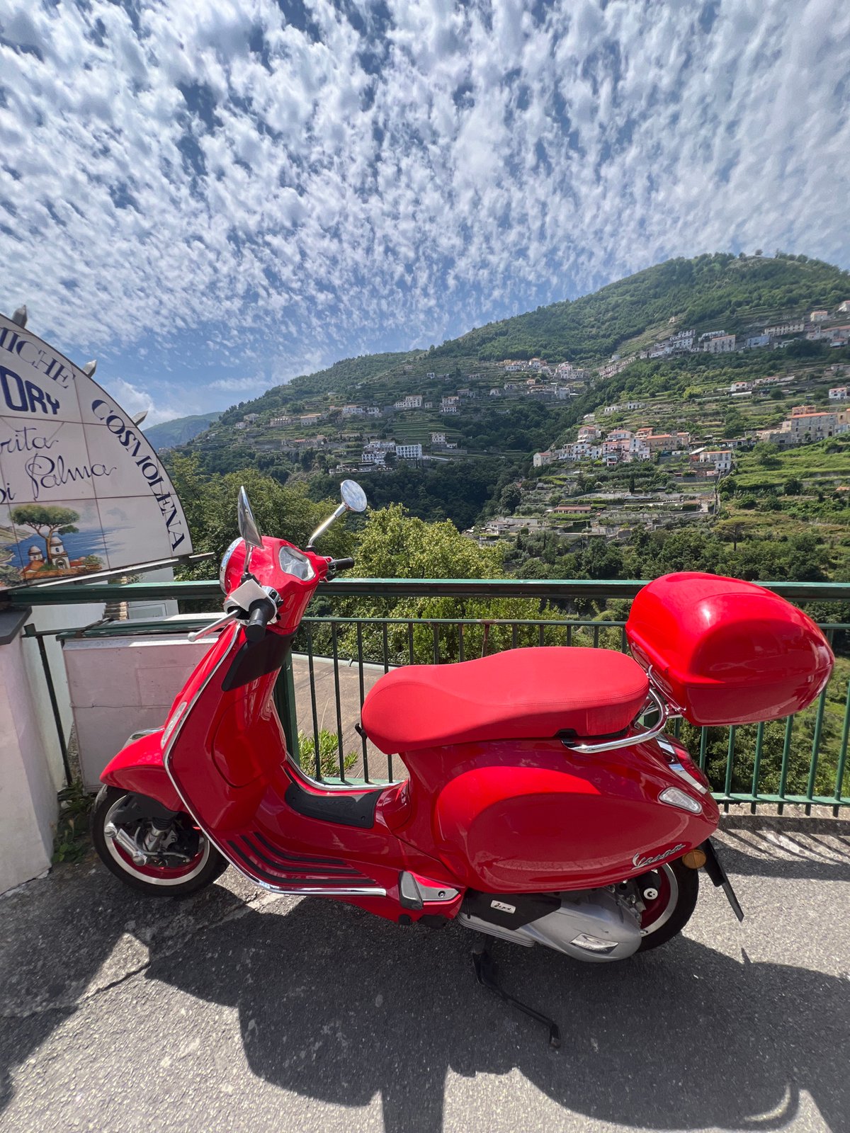 Daily life documented across sunny Ravello, Italy morning
