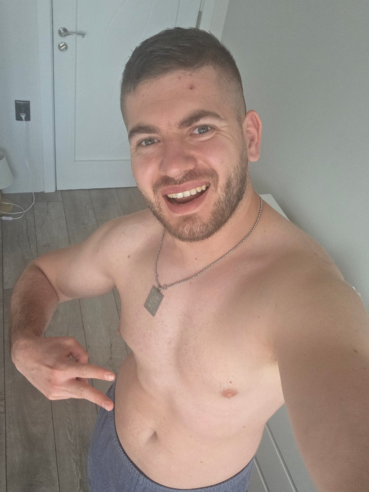 Man observed in casual indoor moments near Bulgarian village