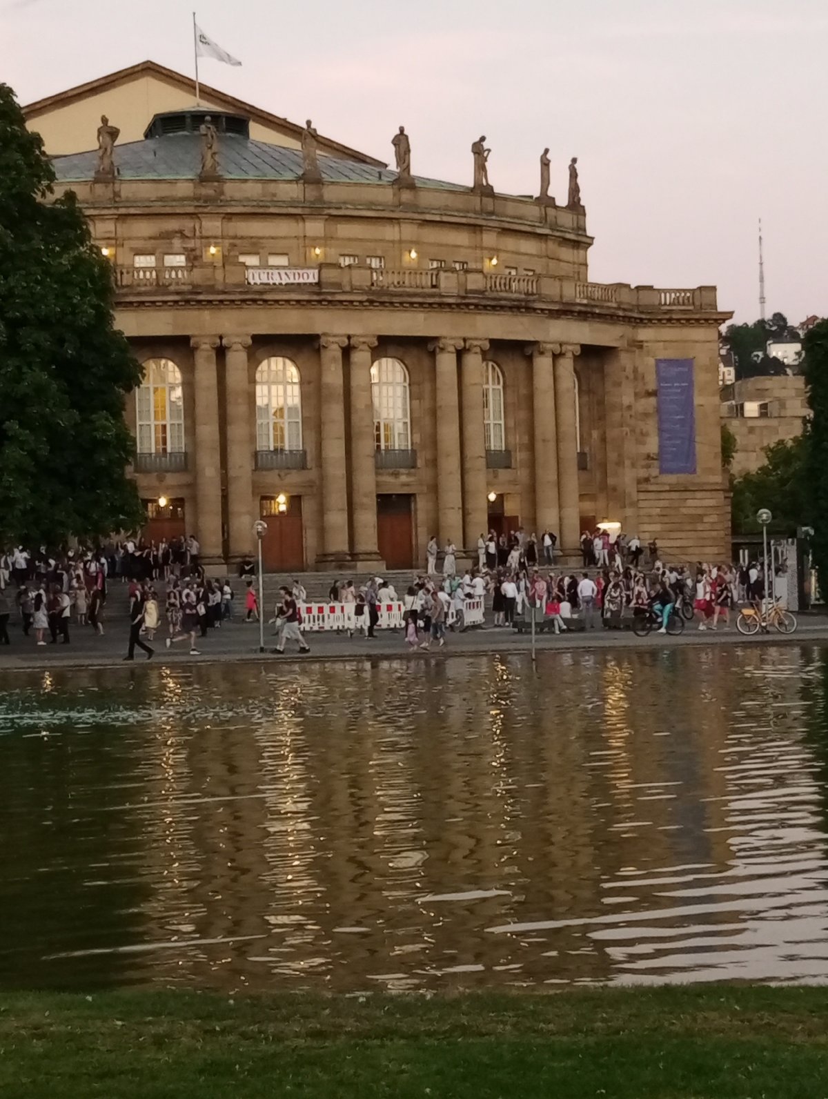 Grand classical building and its aging grounds explored
