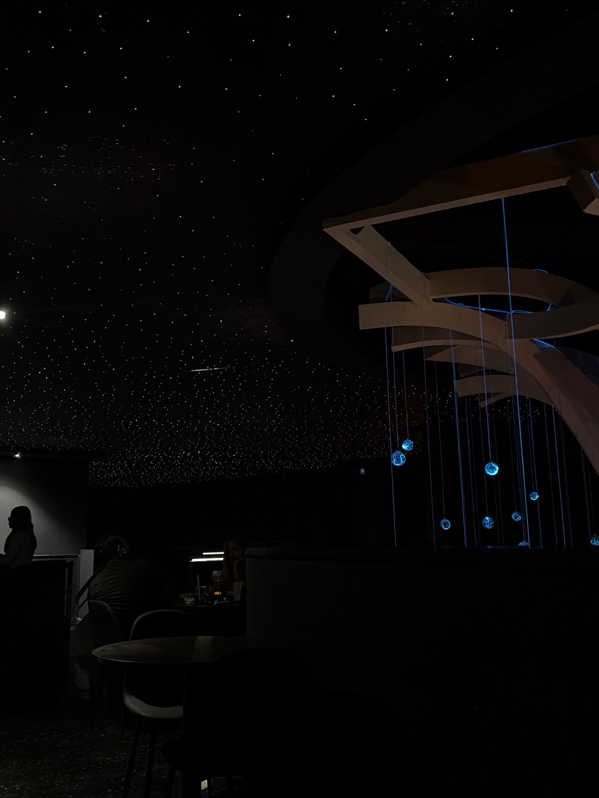 Indoor installation and dessert observed in Puebla, Mexico