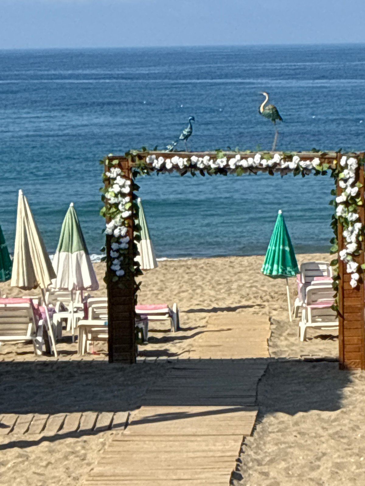 Morning scenes documented at Cleopatra Beach, Alanya, Turkey