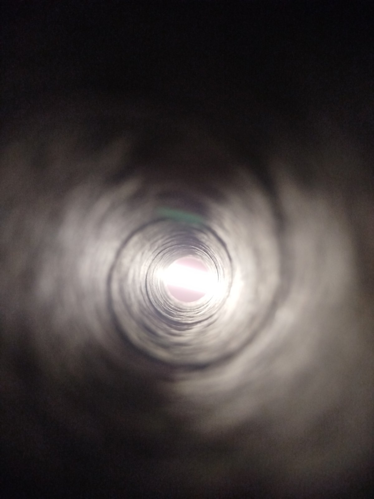 Looking through tunnels and pipes in Kremenchuk
