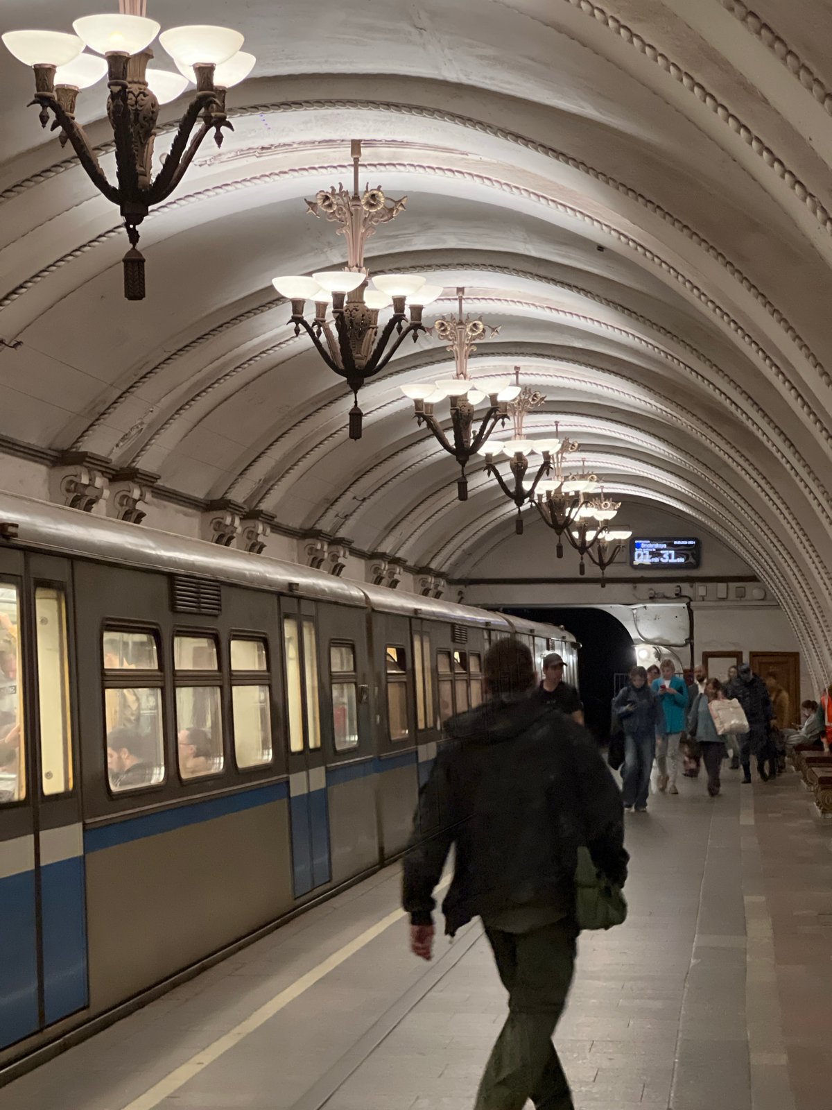 Urban journey documented through subway stations, trams, and city streets