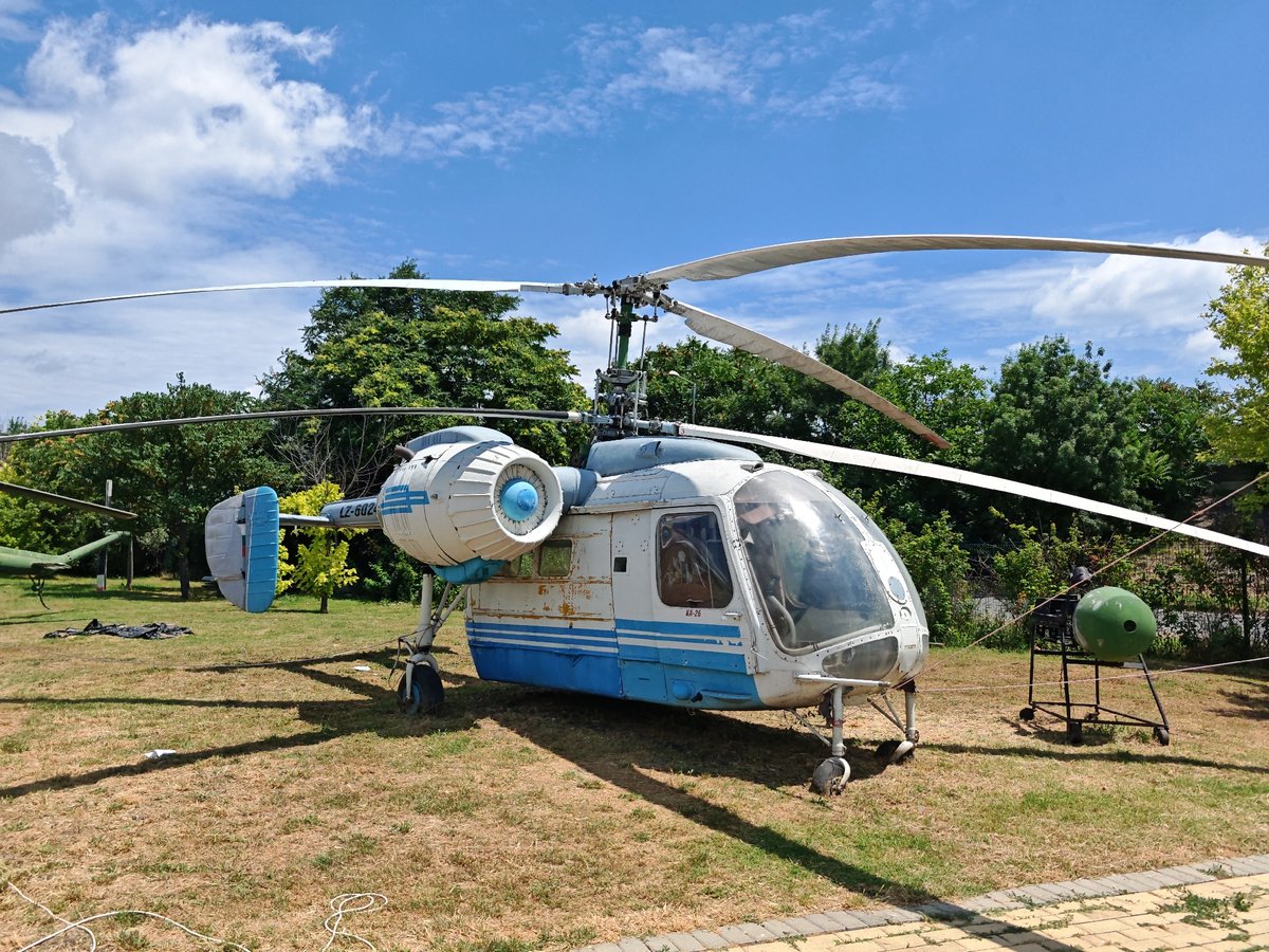 Historic aircraft on display at Burgas Aviation Museum