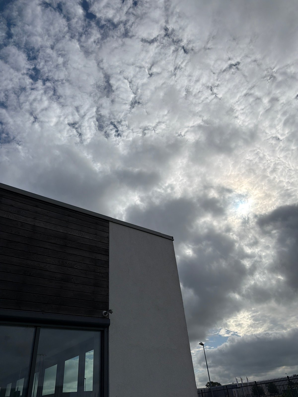 Modern architecture and a cloud-filled sky in Helsingborg