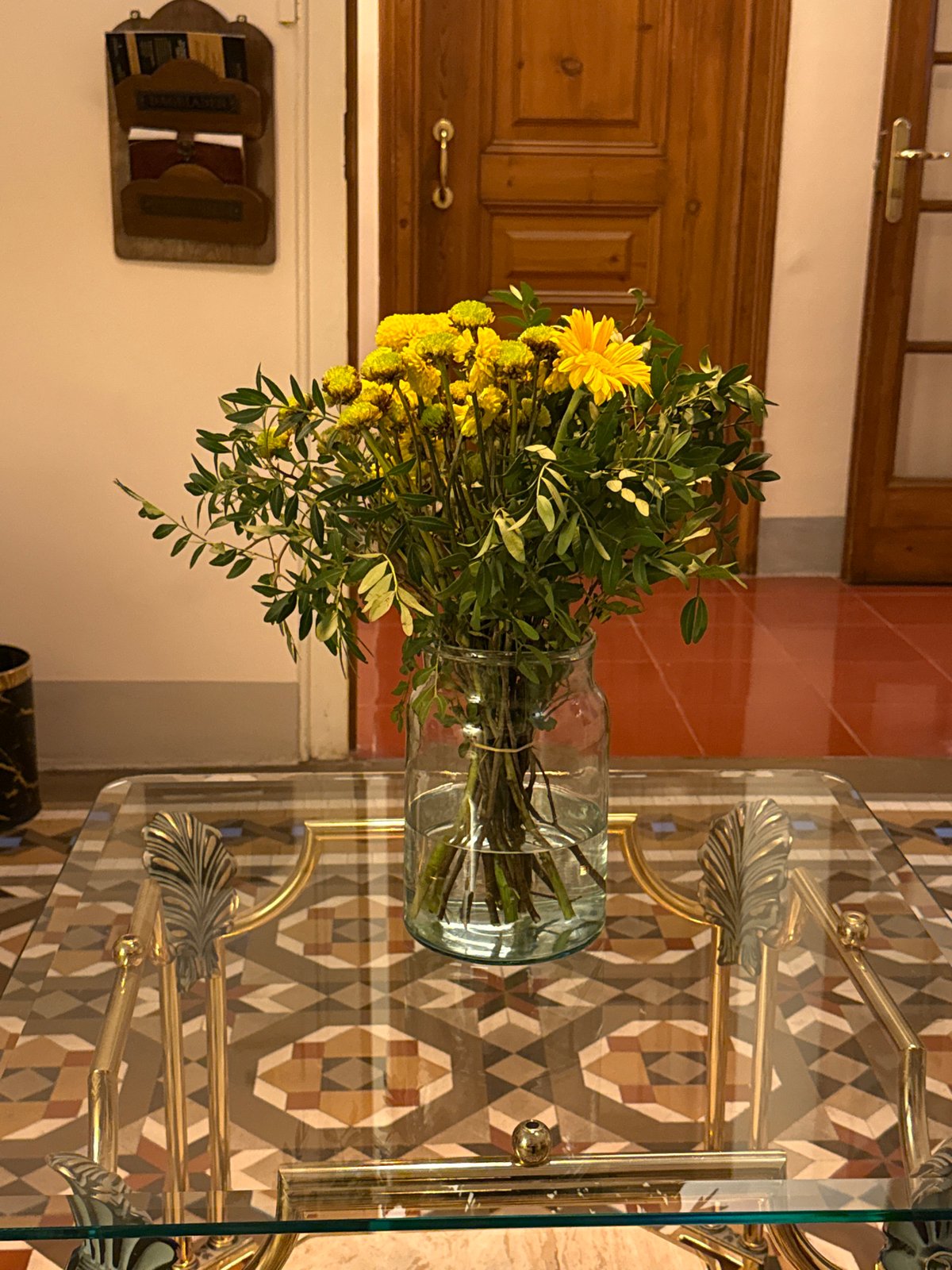 Interior architectural features documented in Barcelona building