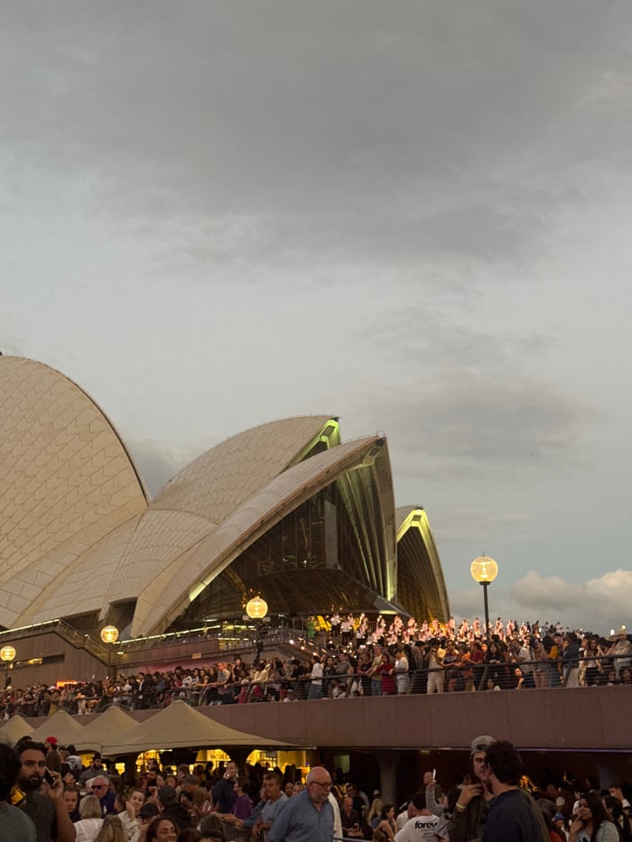 Evening scenes captured across Sydney's waterfront landmarks